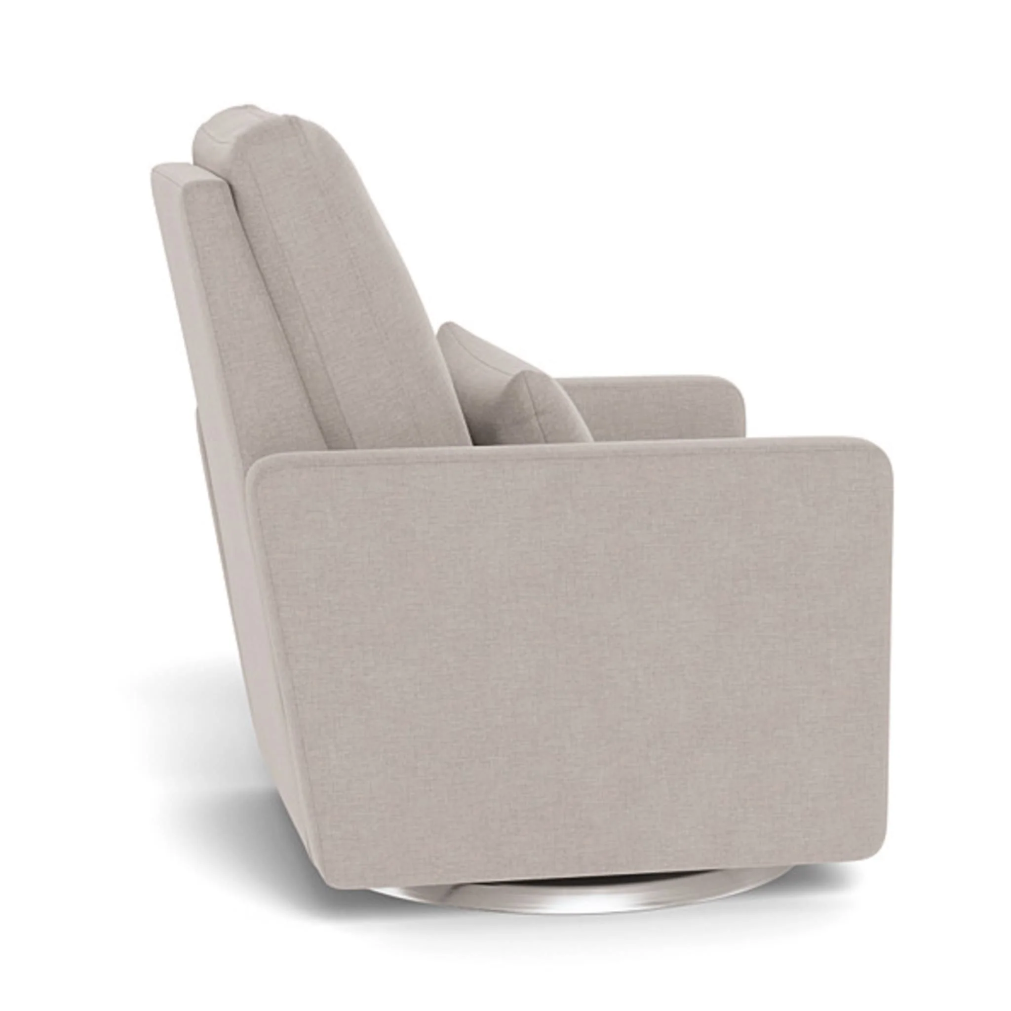 Fauteuil Berçant, Pivotant et Inclinable Matera - Sand / Argent - Image 2