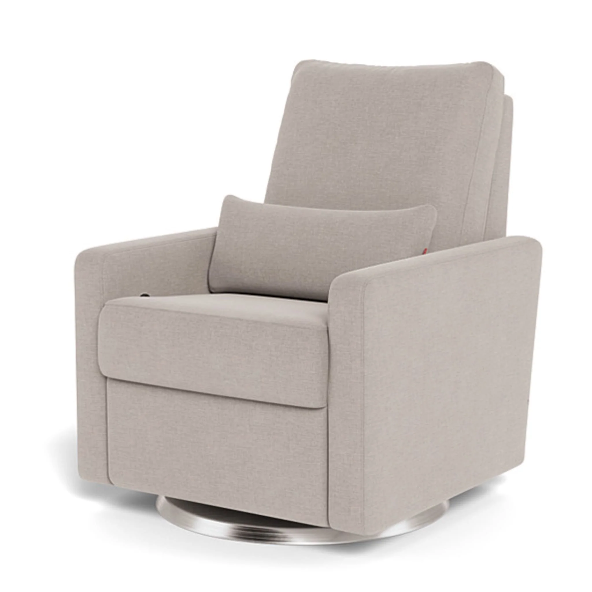 Fauteuil Berçant, Pivotant et Inclinable Matera - Sand / Argent - Image 6