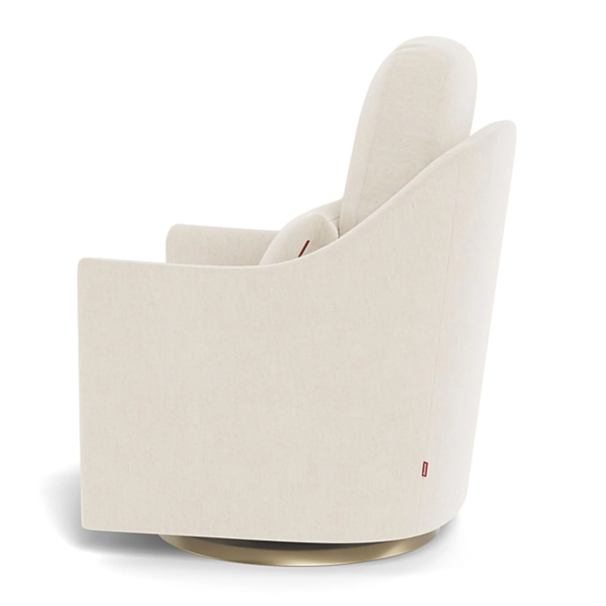 Fauteuil Berçant et Pivotant Nessa - Dune / Or - Image 5