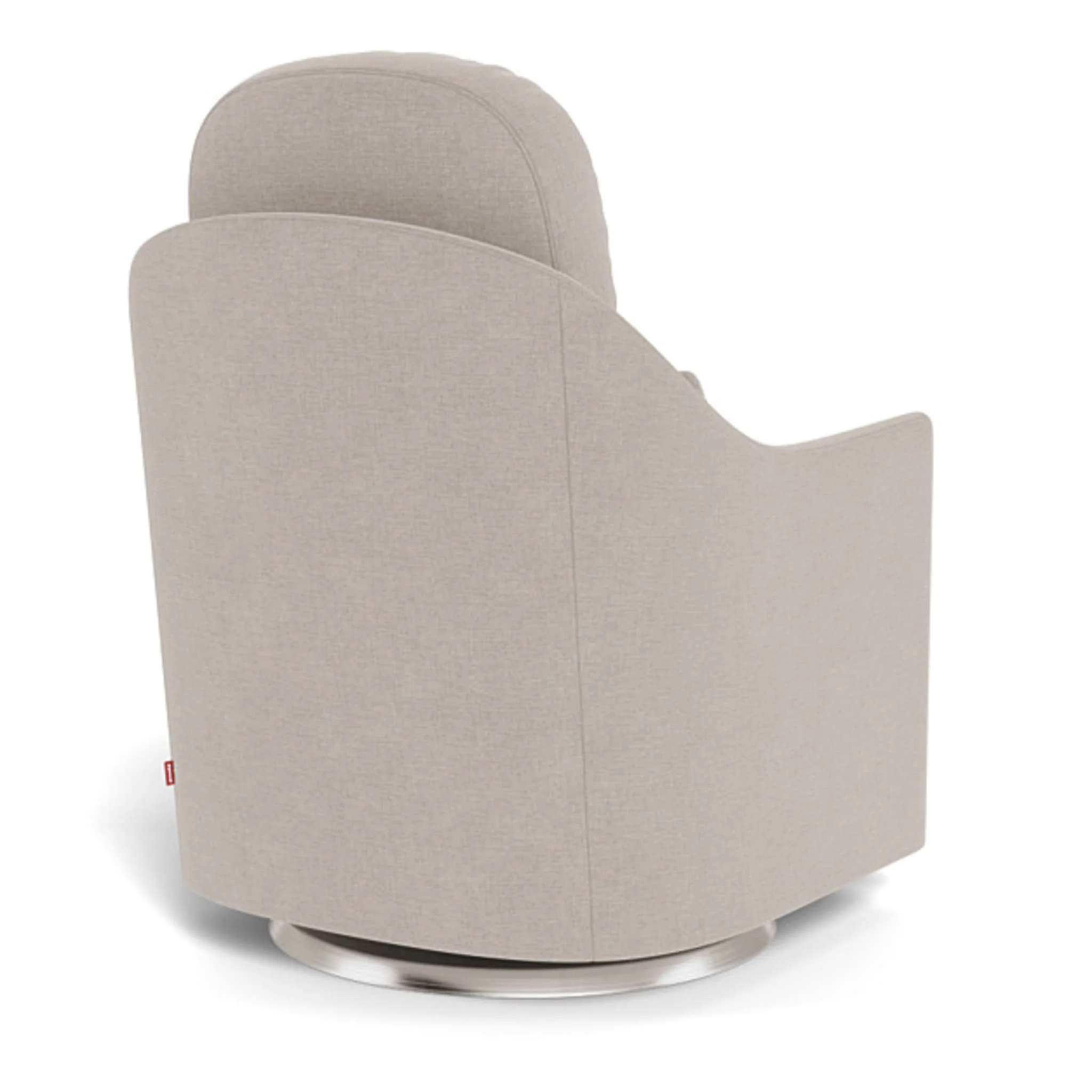 Fauteuil Berçant et Pivotant Nessa - Sand / Argent - Image 3