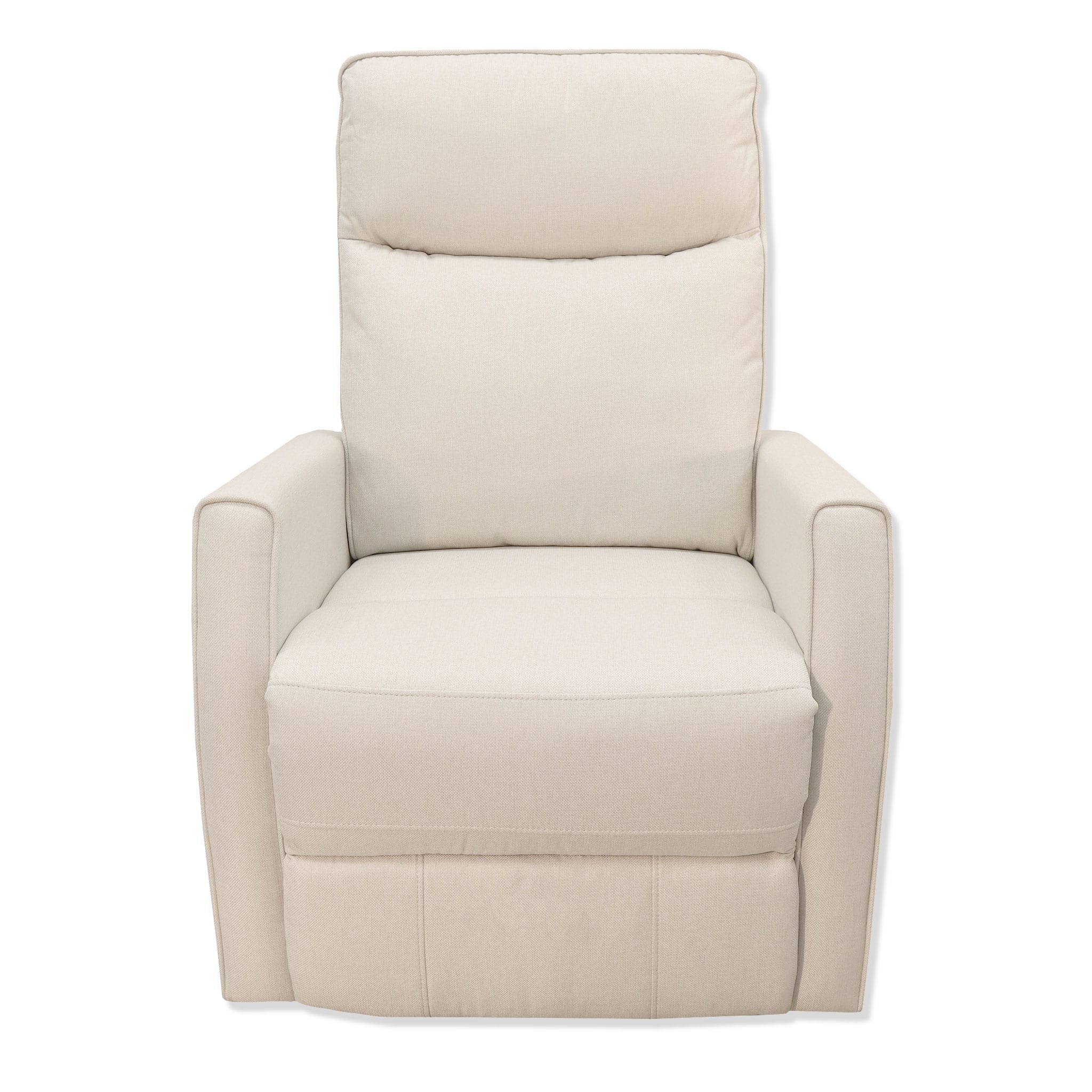 Fauteuil Berçant Pivotant et Inclinable - Tweed Beige - Image 3