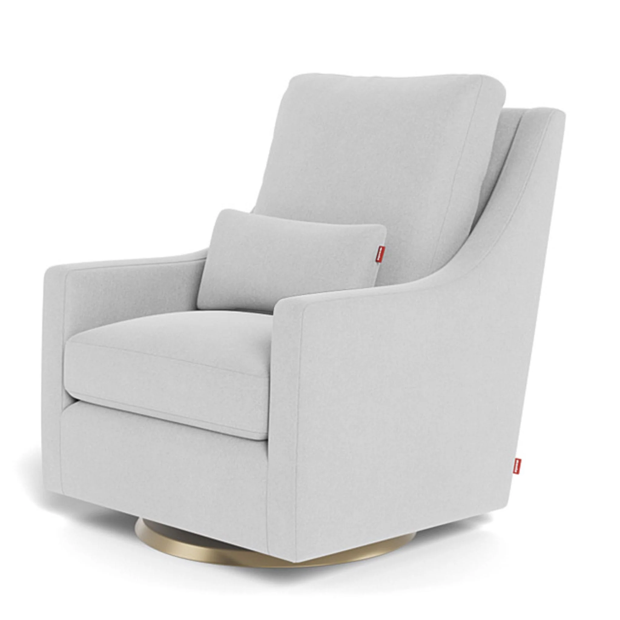 Fauteuil Berçant et Pivotant Vera - Ash / Or - Image 4