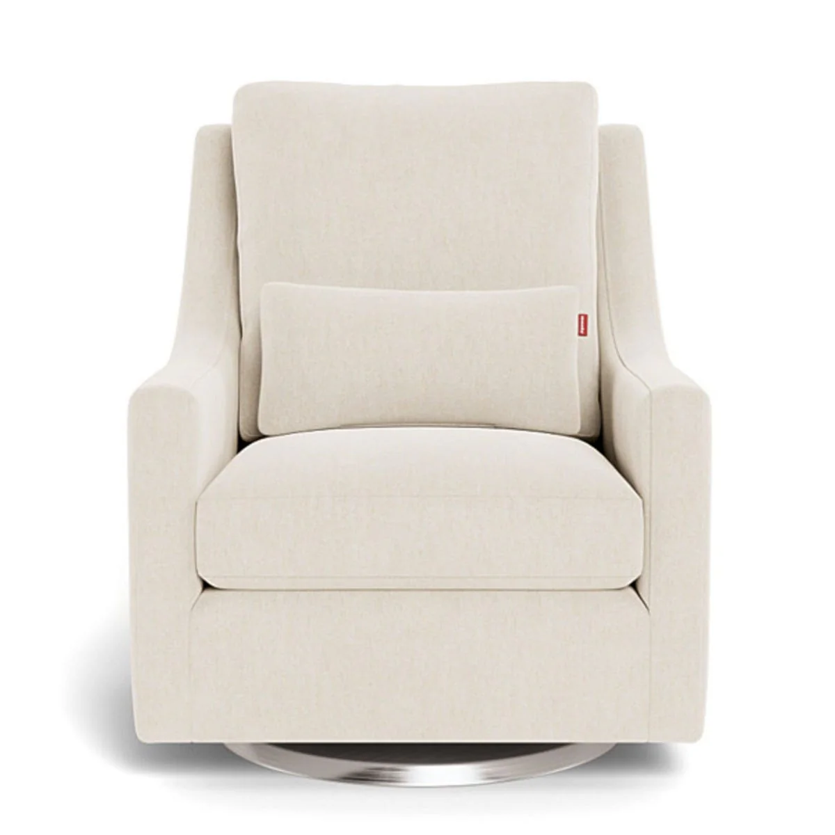 Fauteuil Berçant et Pivotant Vera - Dune / Argent - Image 3