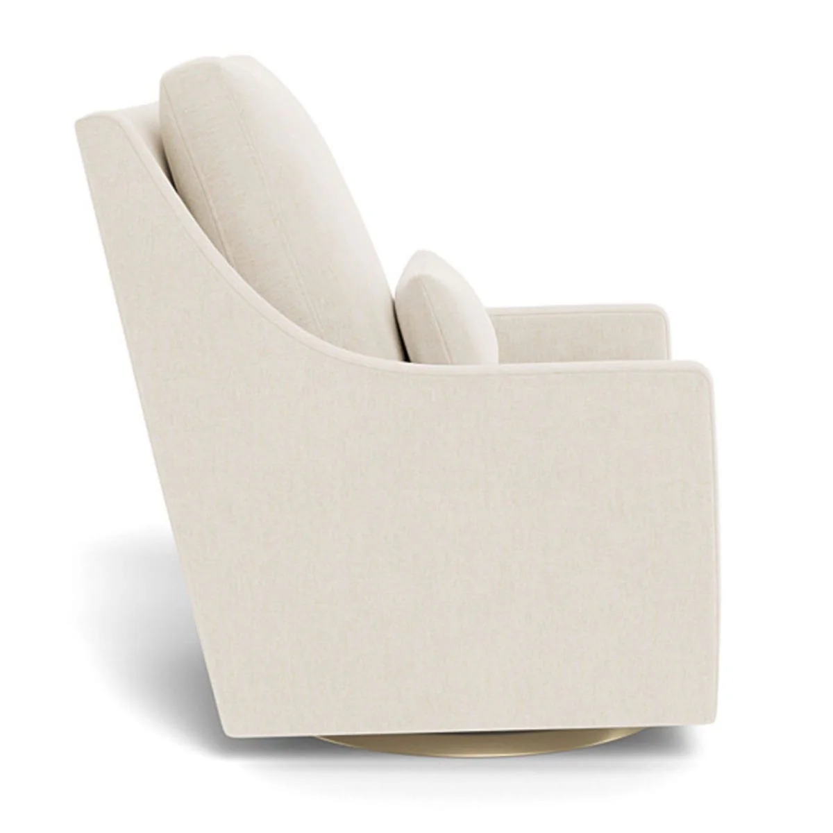 Fauteuil Berçant et Pivotant Vera - Dune / Or - Image 2