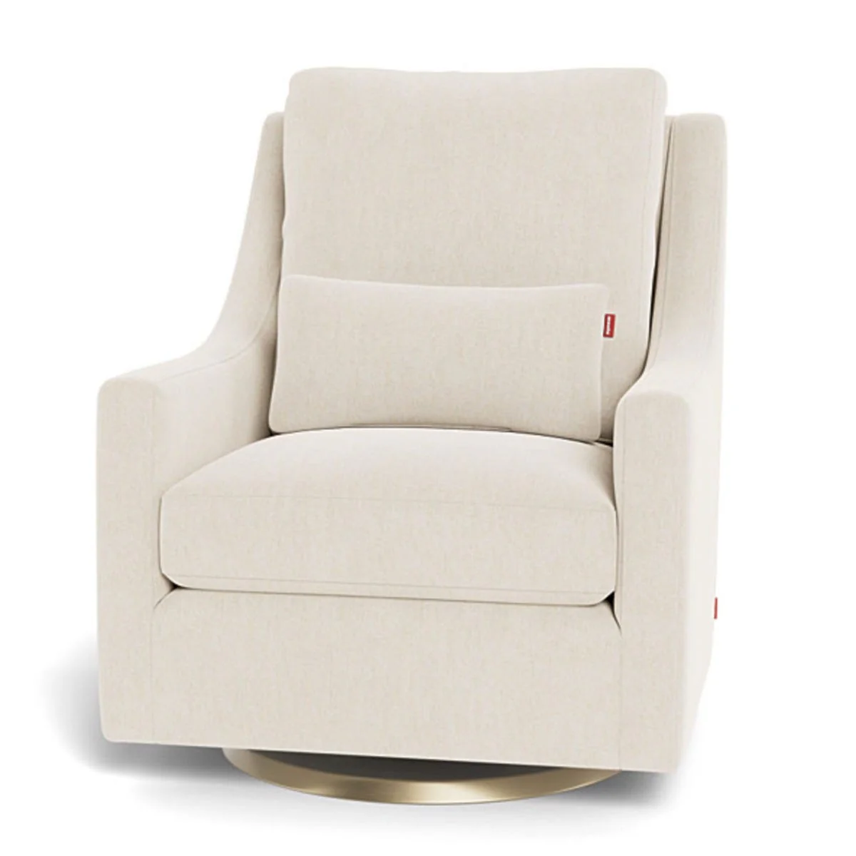 Fauteuil Berçant et Pivotant Vera - Dune / Or - Image 5