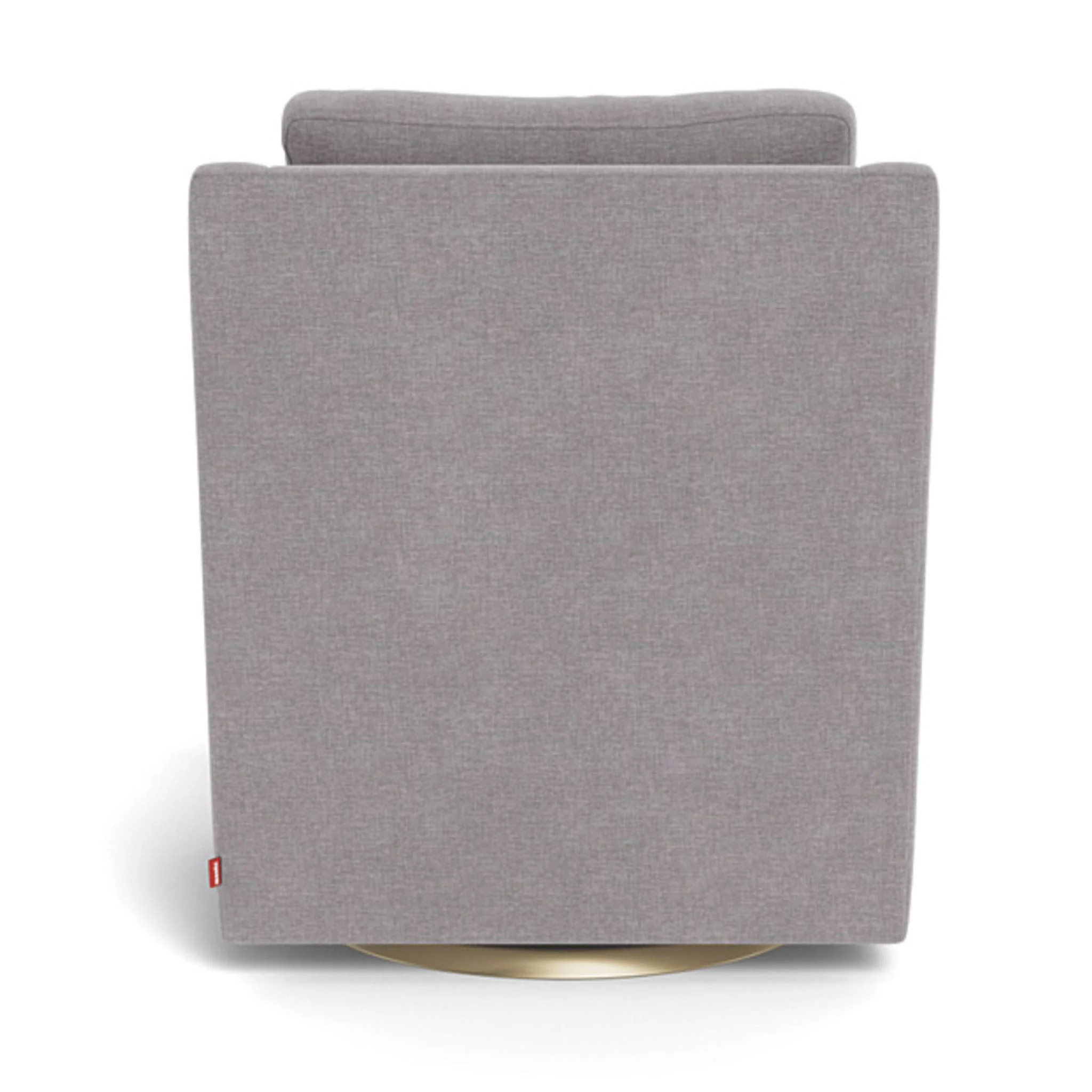 Fauteuil Berçant et Pivotant Vera - Pebble Gris / Or - Image 6