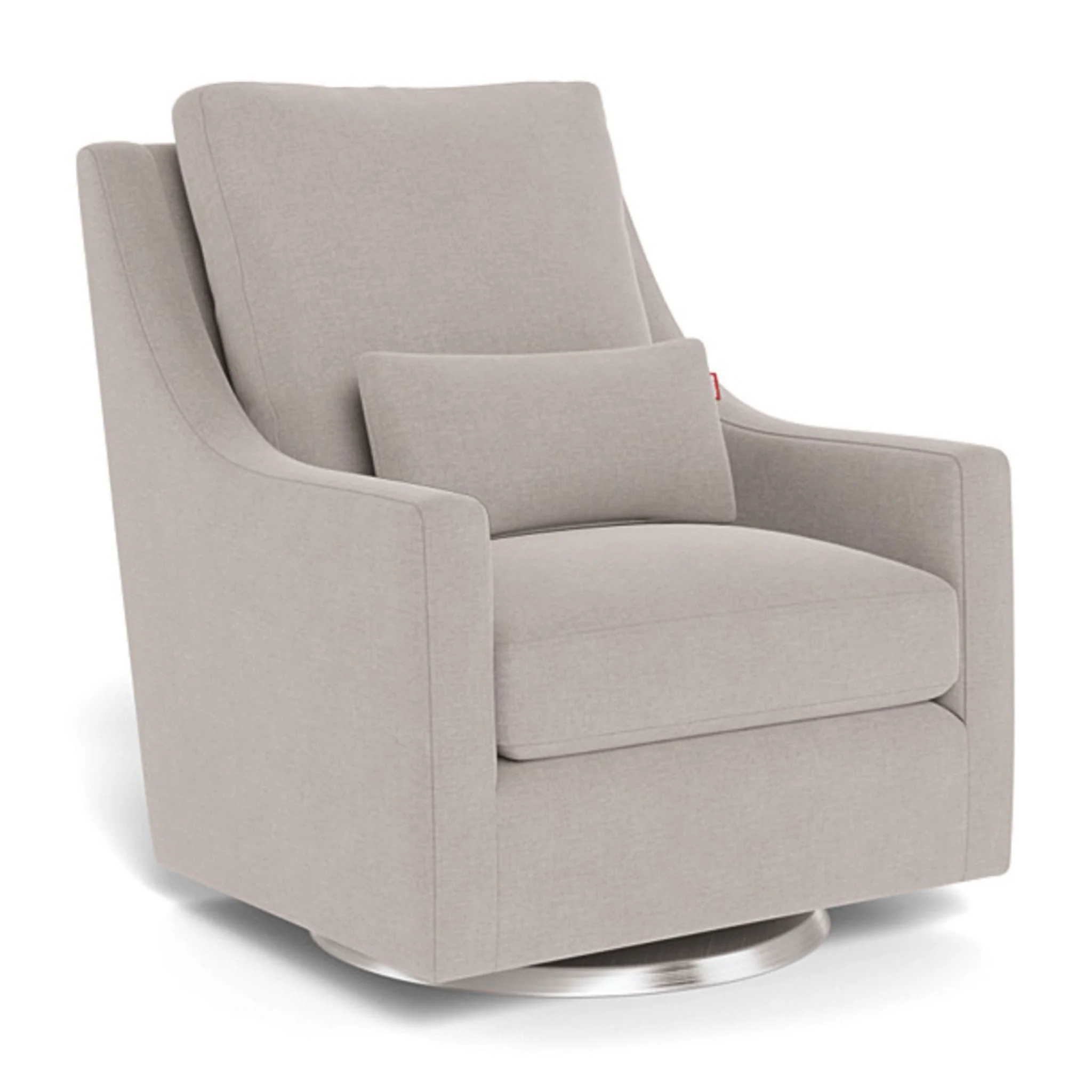 Fauteuil Berçant et Pivotant Vera - Sand / Argent
