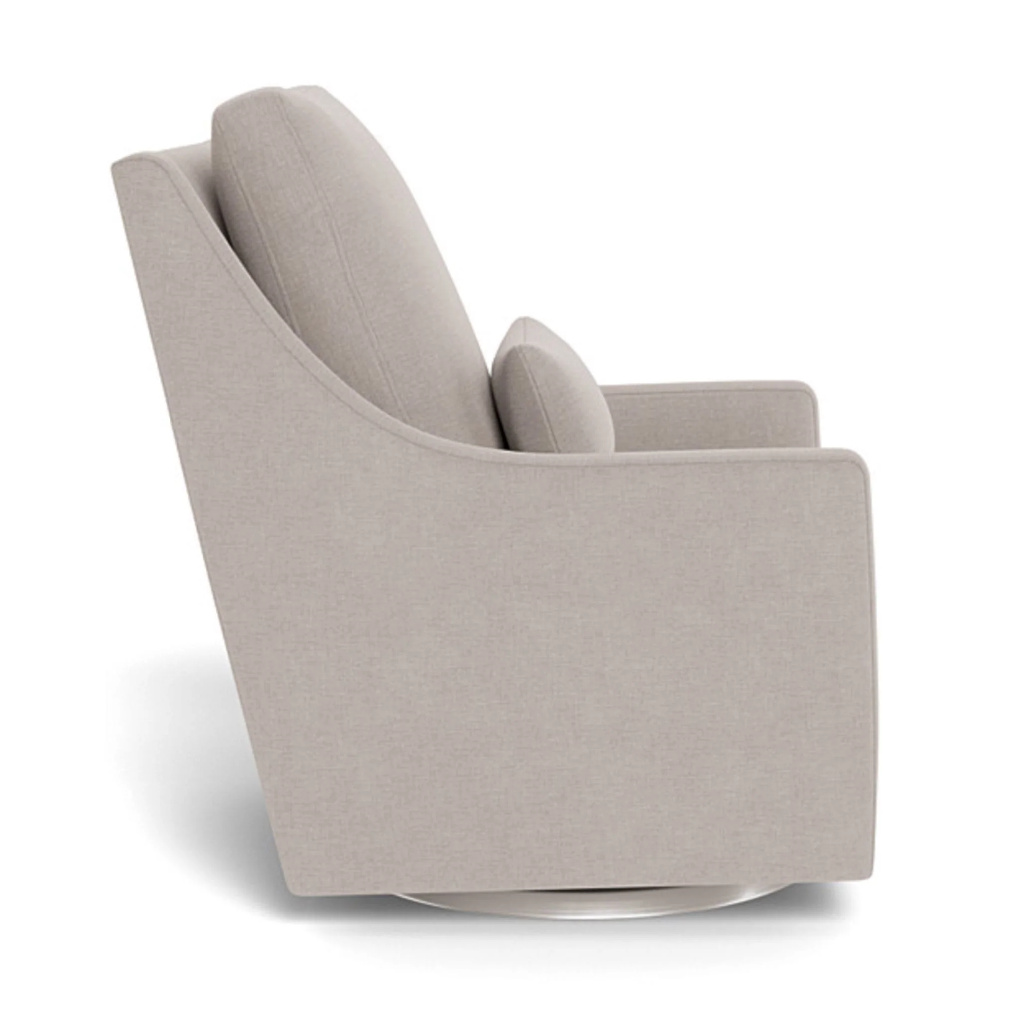 Fauteuil Berçant et Pivotant Vera - Sand / Argent - Image 2