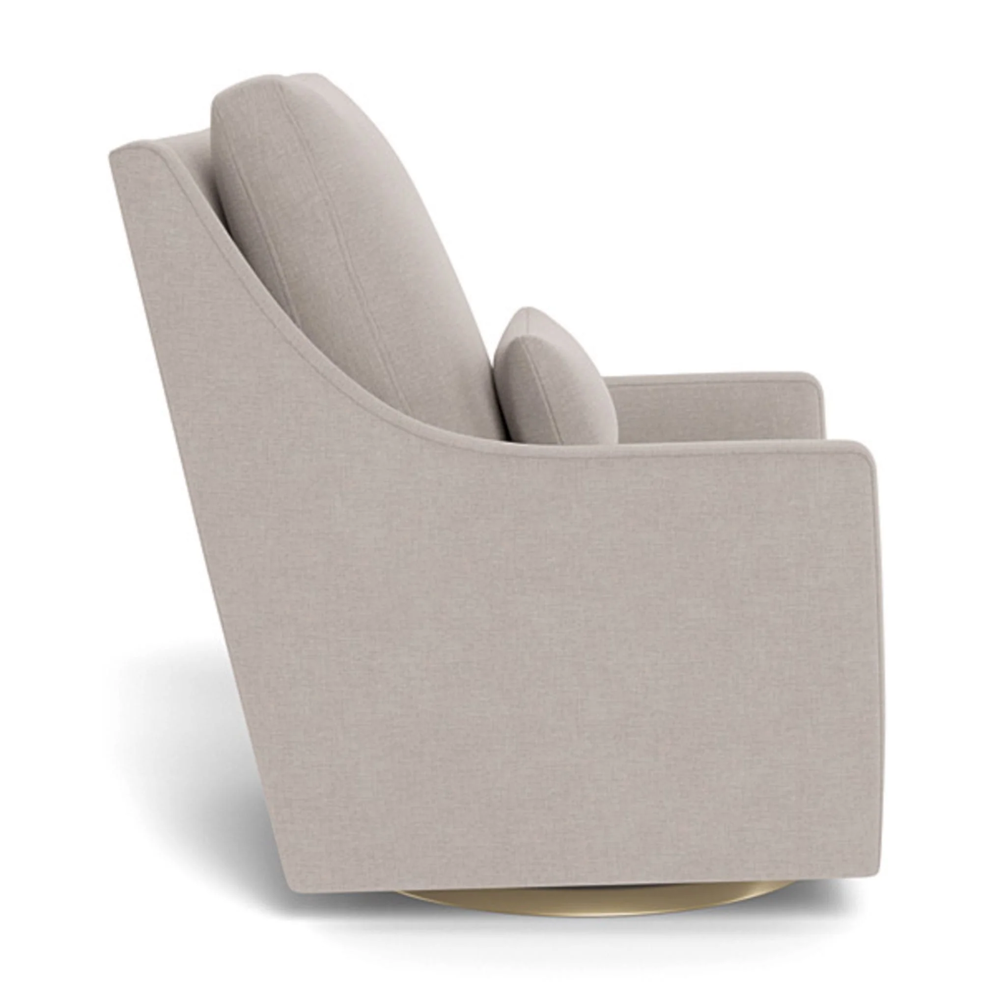 Fauteuil Berçant et Pivotant Vera - Sand / Or - Image 2