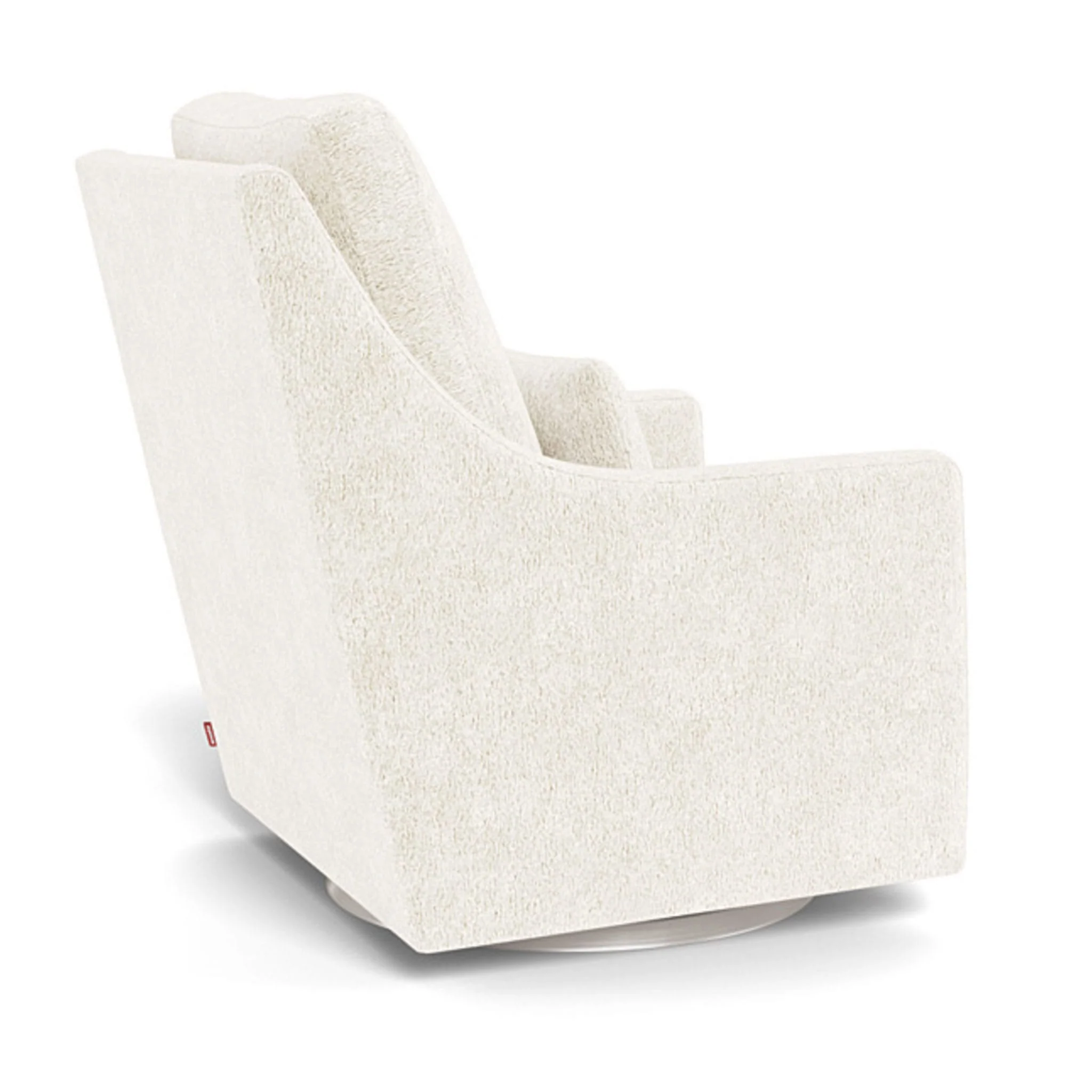 Fauteuil Berçant et Pivotant Vera - Sherpa / Argent - Image 2