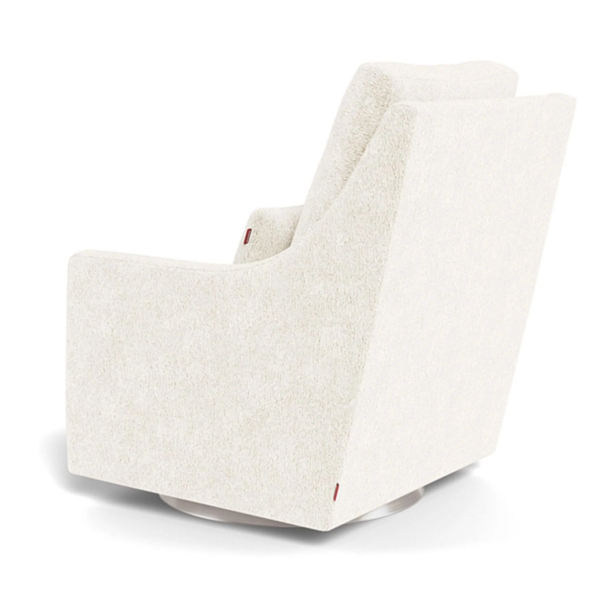 Fauteuil Berçant et Pivotant Vera - Sherpa / Argent - Image 3