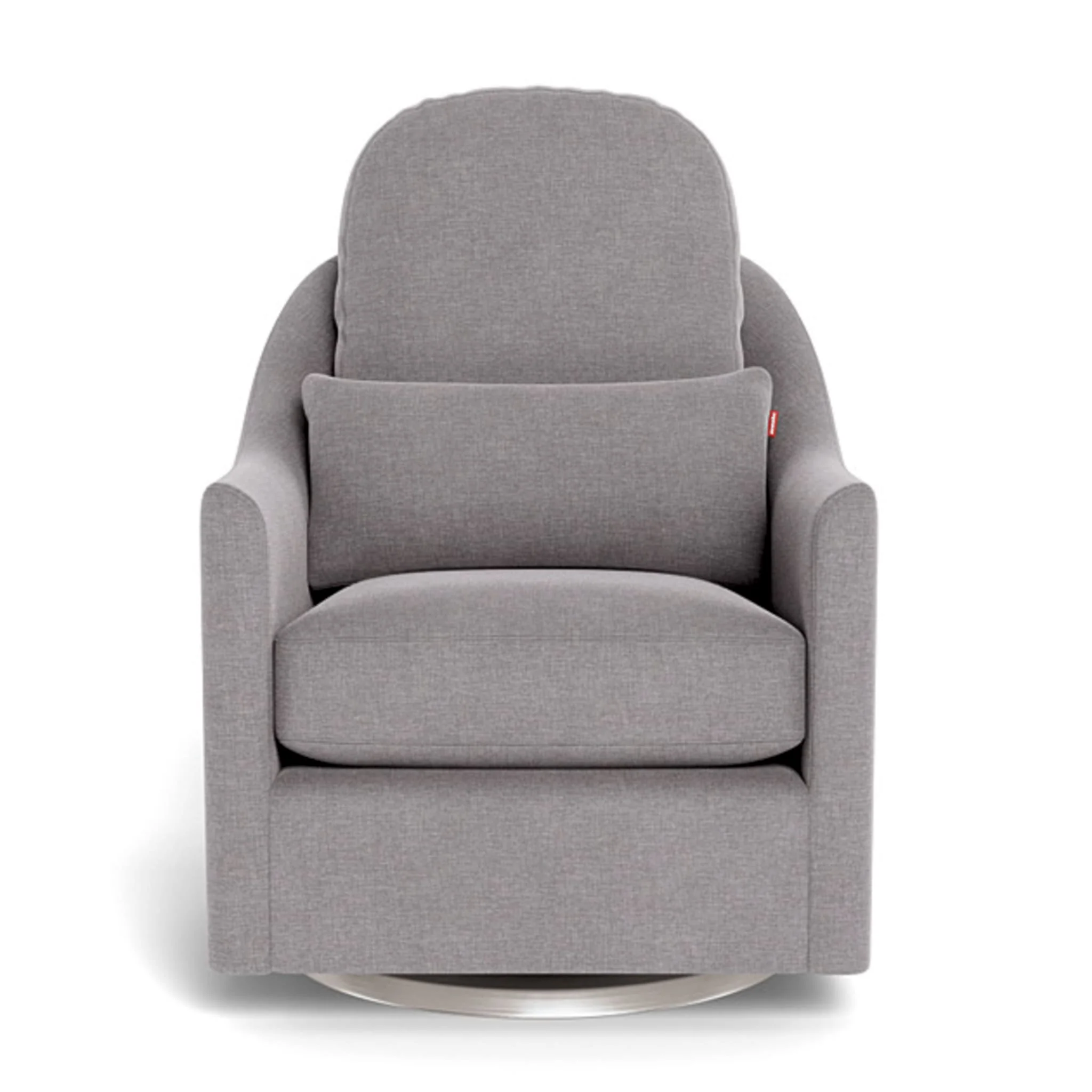 Fauteuil Berçant et Pivotant Nessa - Pebble / Argent - Image 2