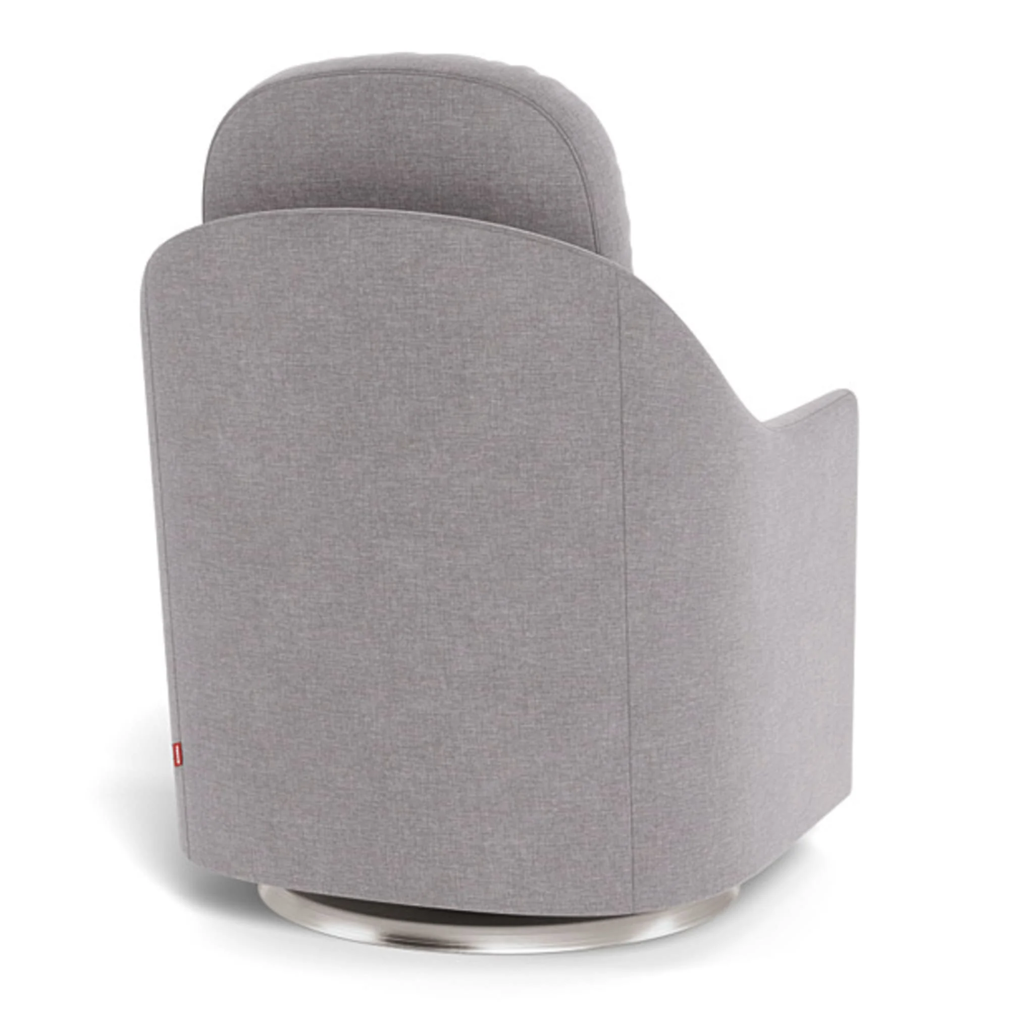 Fauteuil Berçant et Pivotant Nessa - Pebble / Argent - Image 4