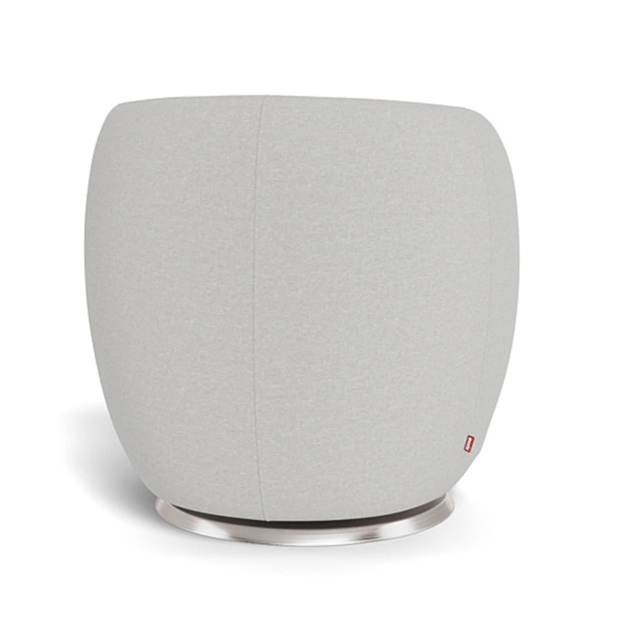 Fauteuil Berçant et Pivotant Gem - Fog grey / Argent - Image 5