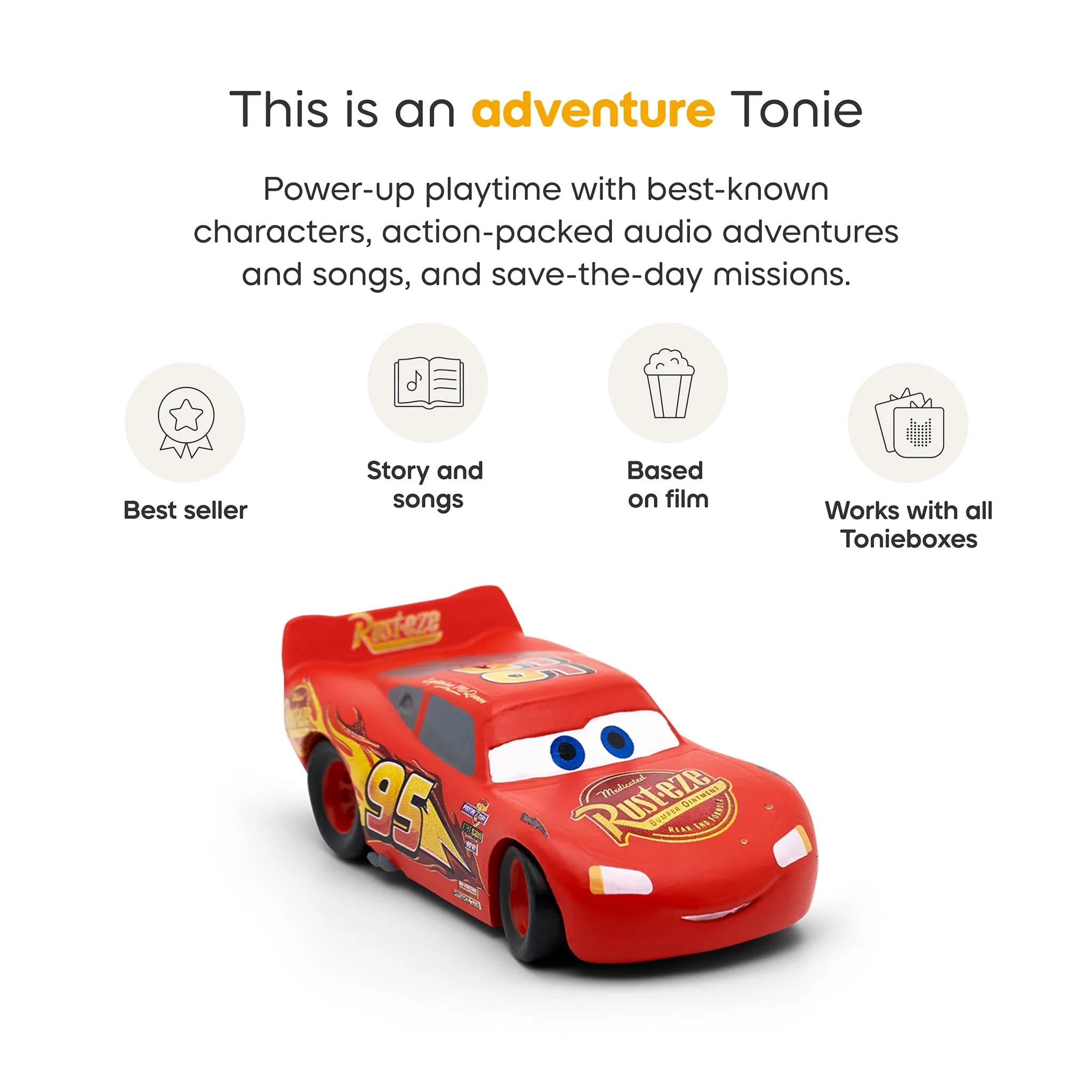 Cars Lightning McQueen Tonie Figurine (Anglais) - Image 5