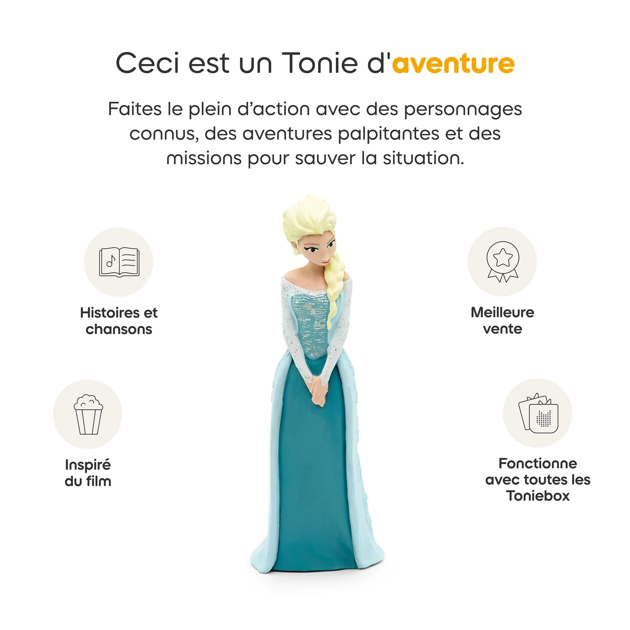 Disney Elsa Reine Des Neiges Tonie Figurine (Français) - Image 5