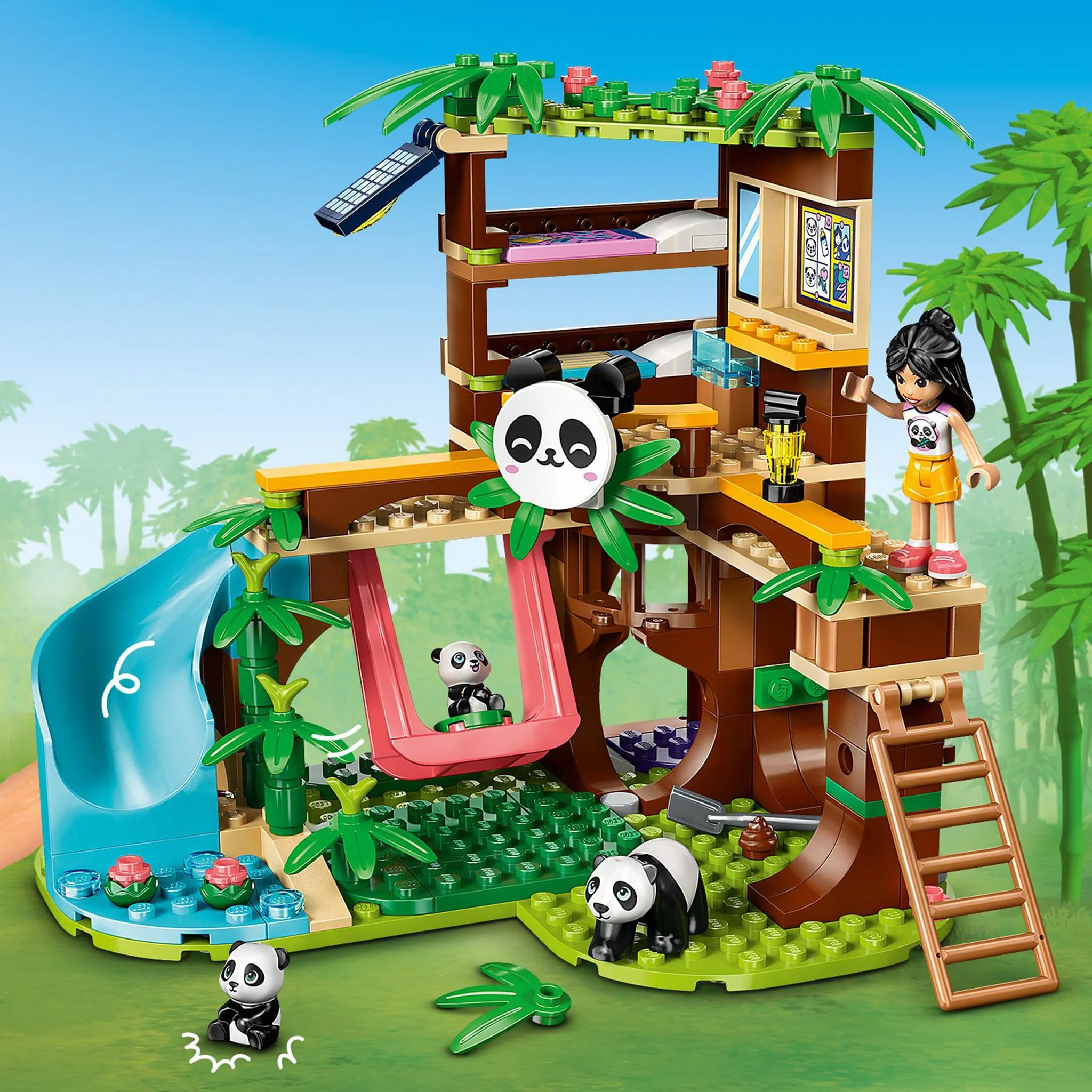 LEGO® Friends Les soins animaliers au sanctuaire des pandas - Image 5
