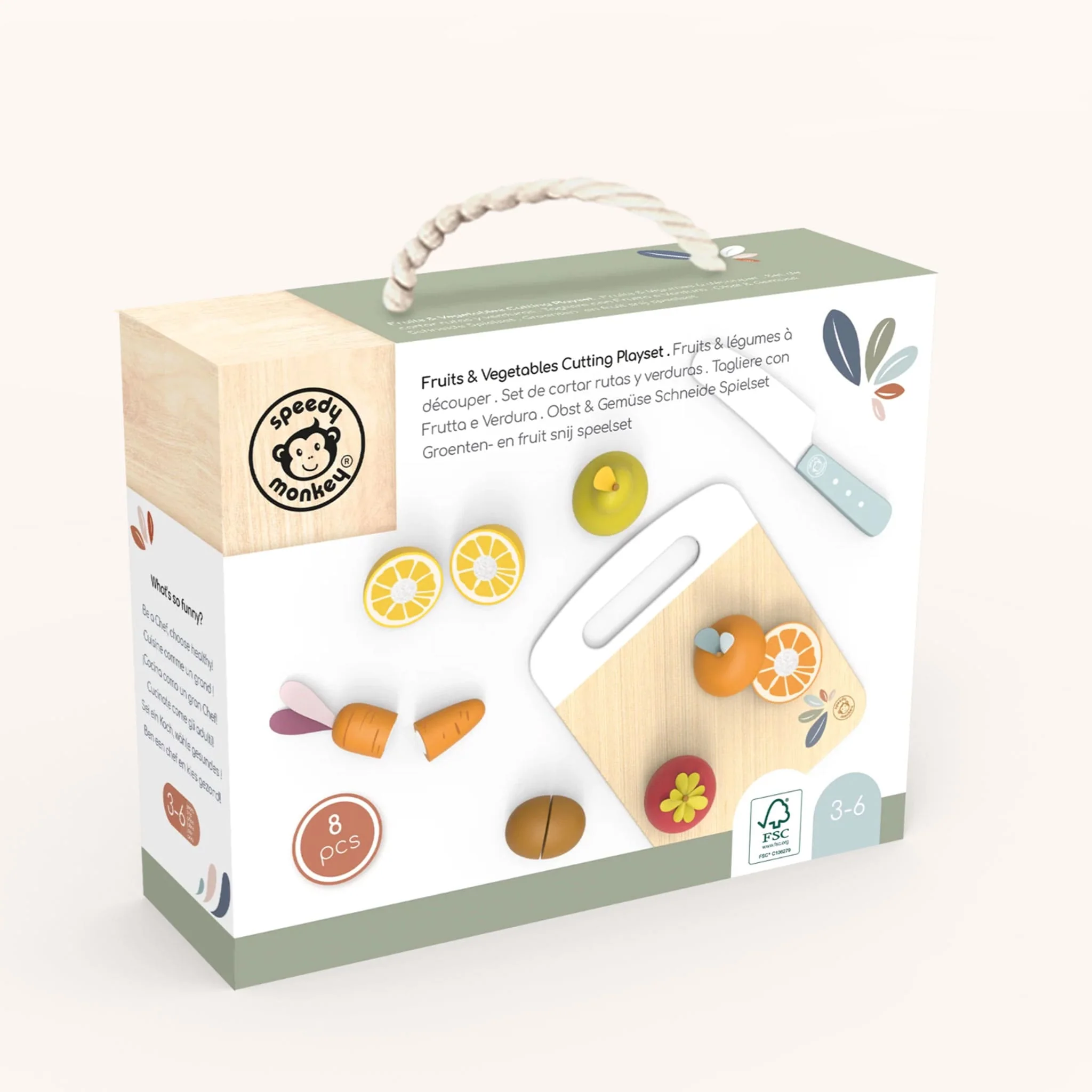 Fruits Et Légumes en Bois à Découper - Image 3