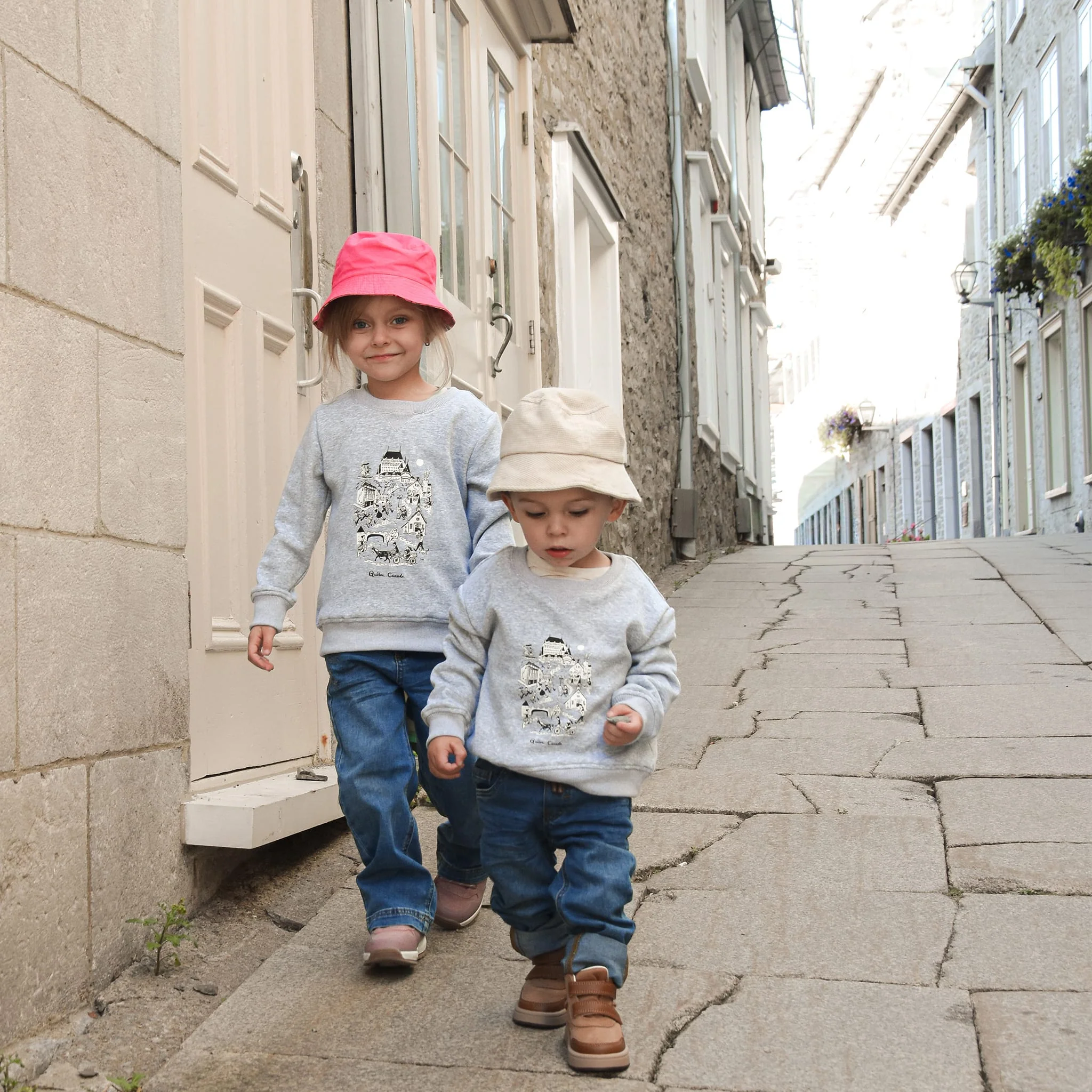 Gilet Ouaté Vieux Québec 2-14ans - Image 6