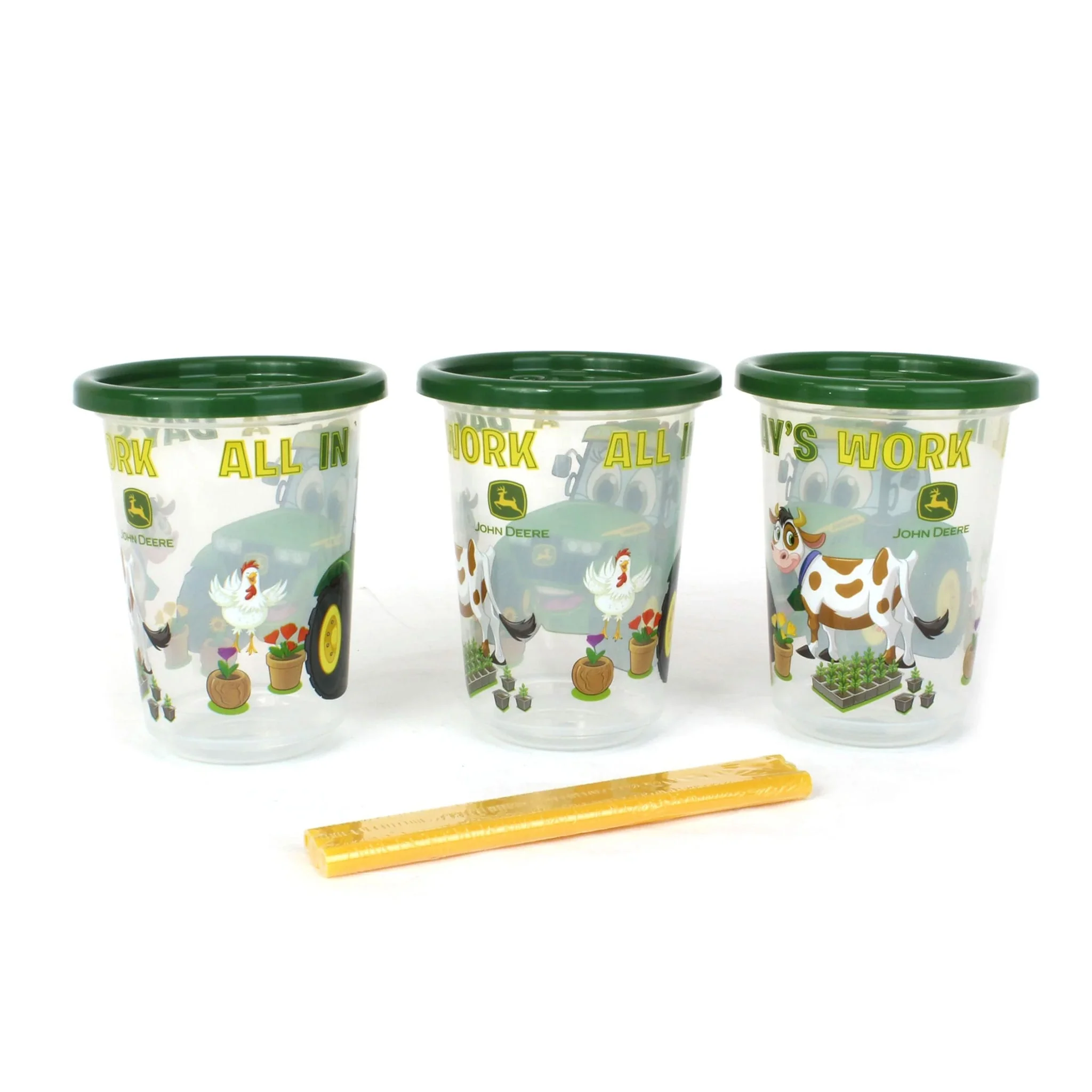 Gobelet à Paille 10oz (3) John Deere - Image 2