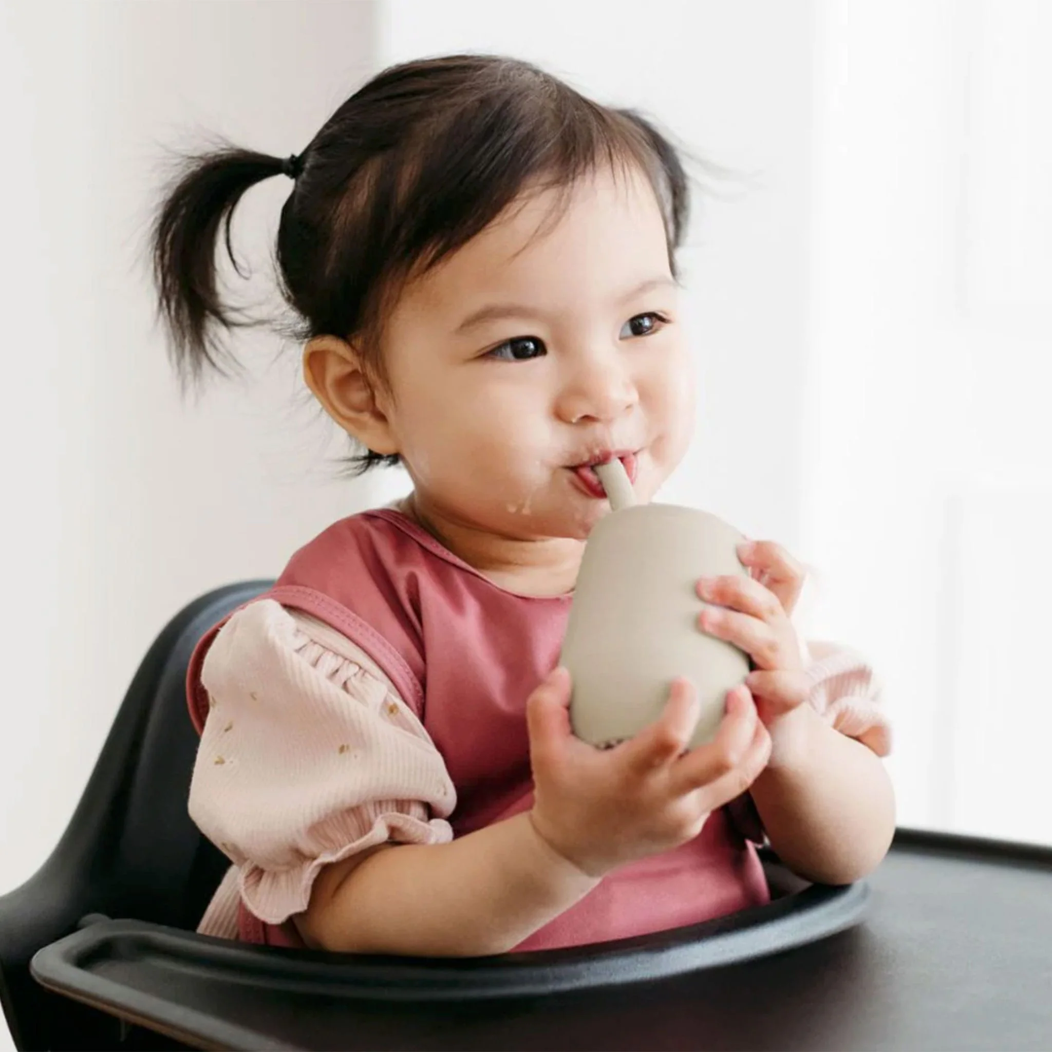Gobelet Mini Cup et Paille - Avoine - Image 5