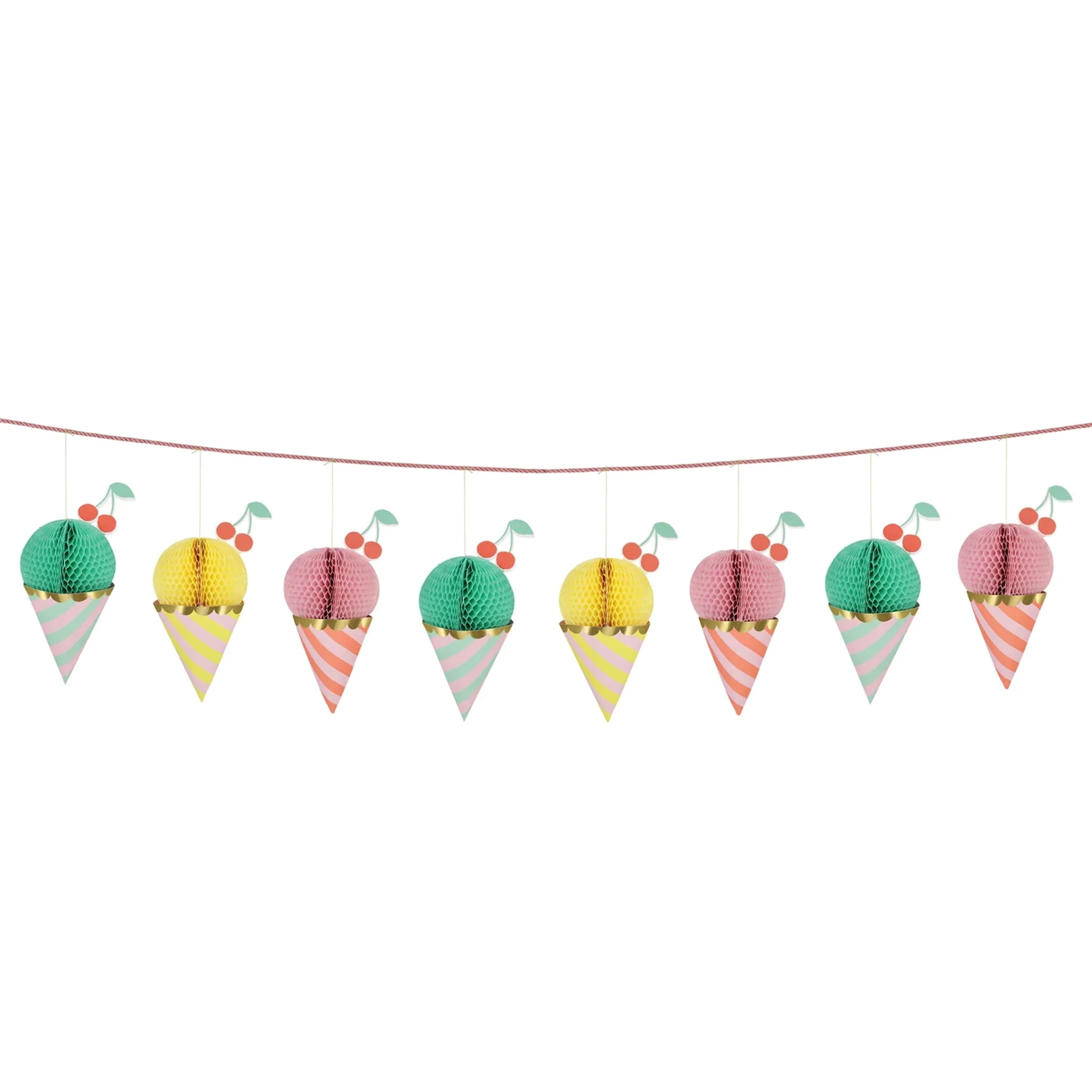 Guirlande Papier Crème Glacée