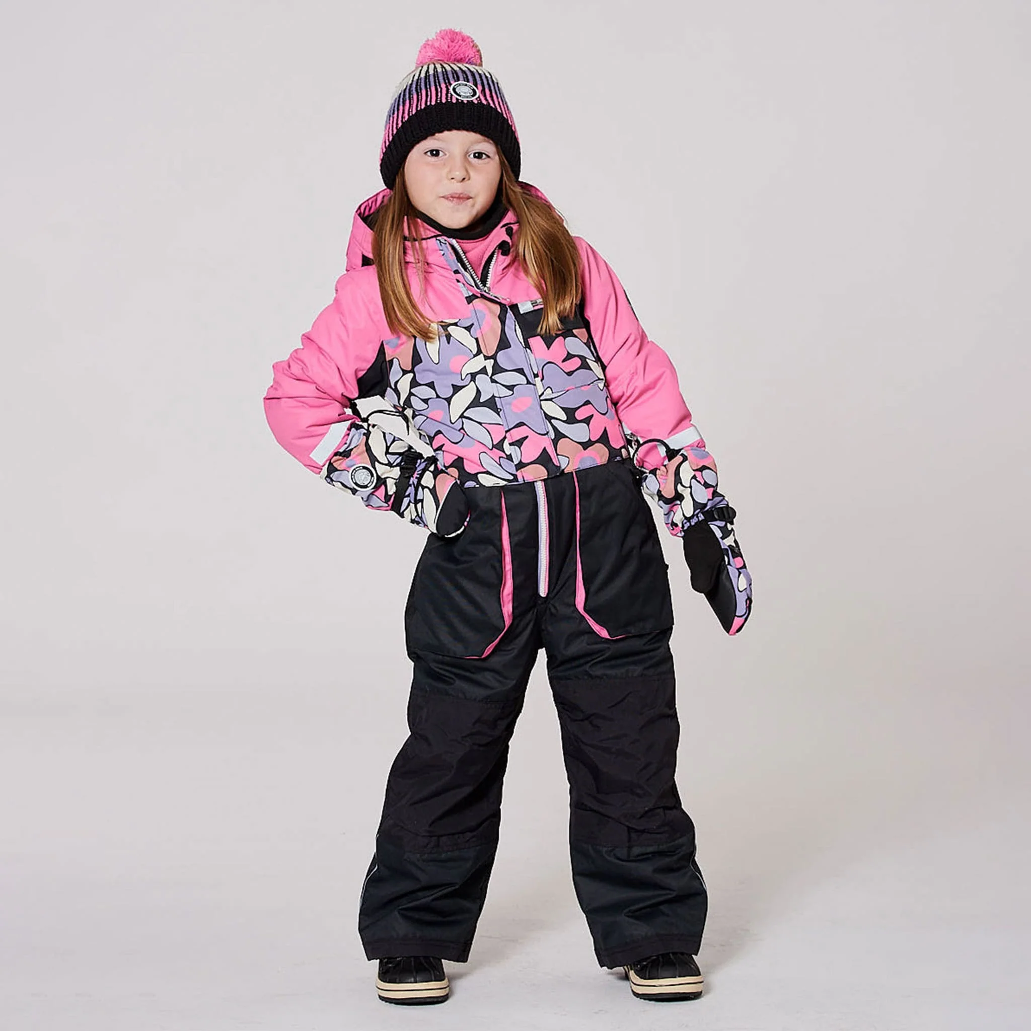 Habit de Neige Fleurs Retro 2-6ans - Image 2