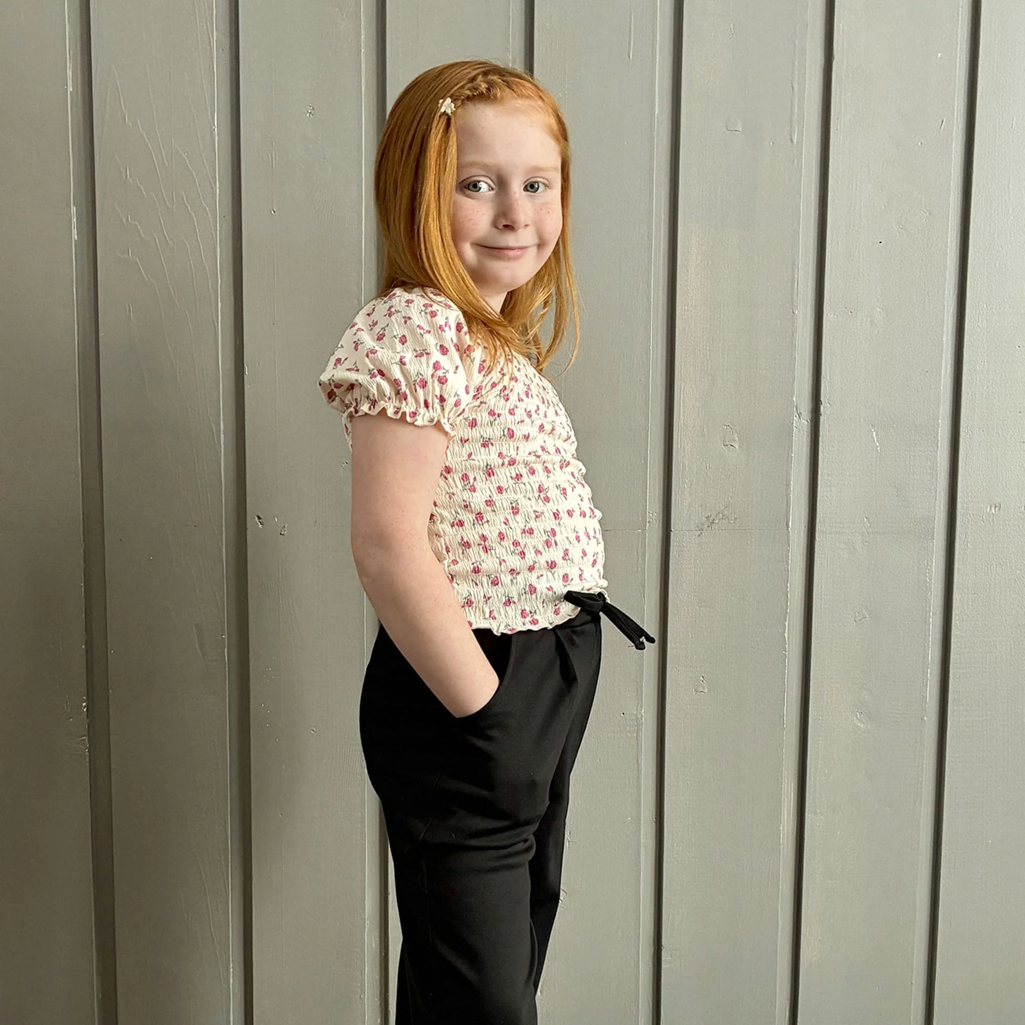 Haut Fleurs Cerises 7-14ans - Image 8