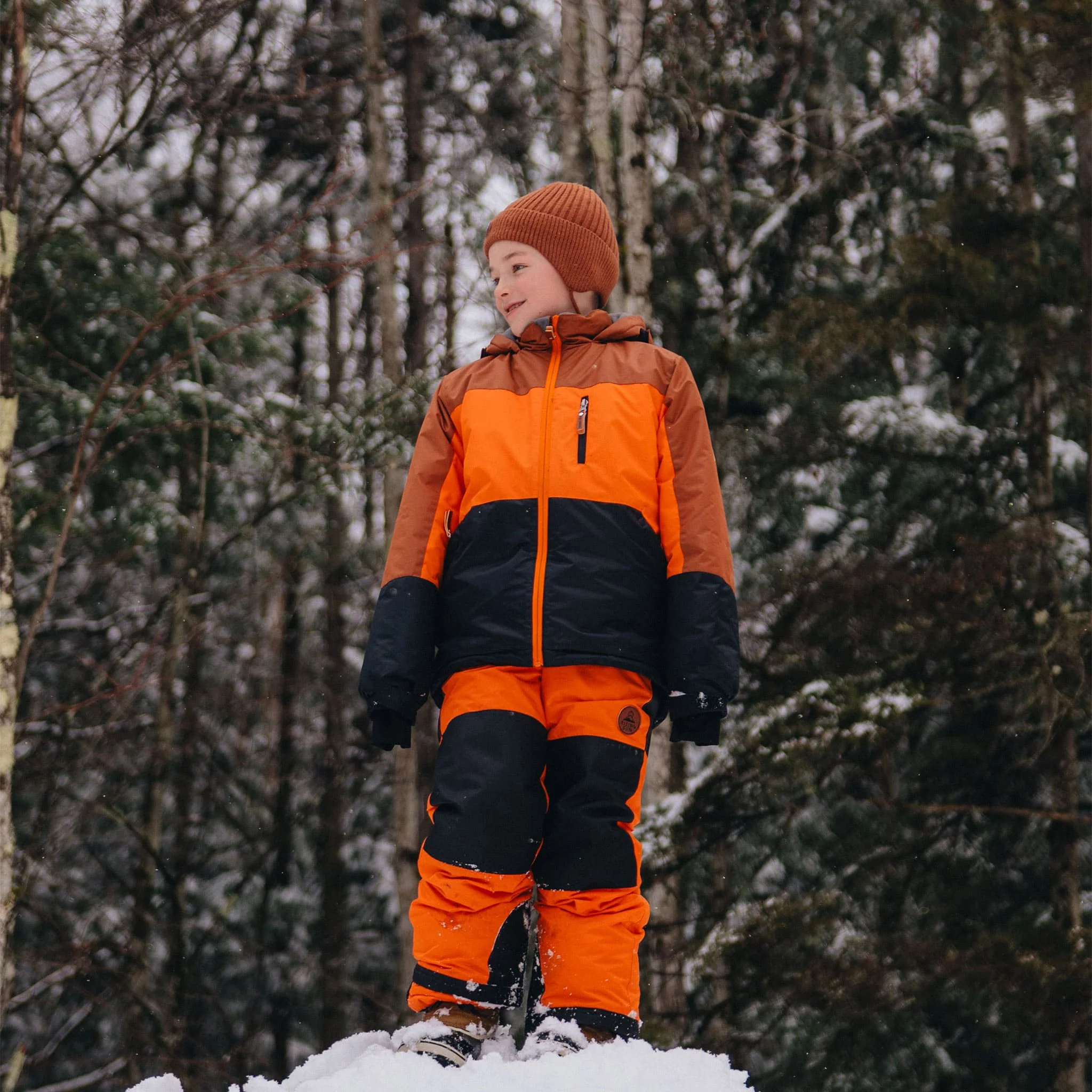 Habit de Neige Colorblock Moka 4-14ans - Image 2
