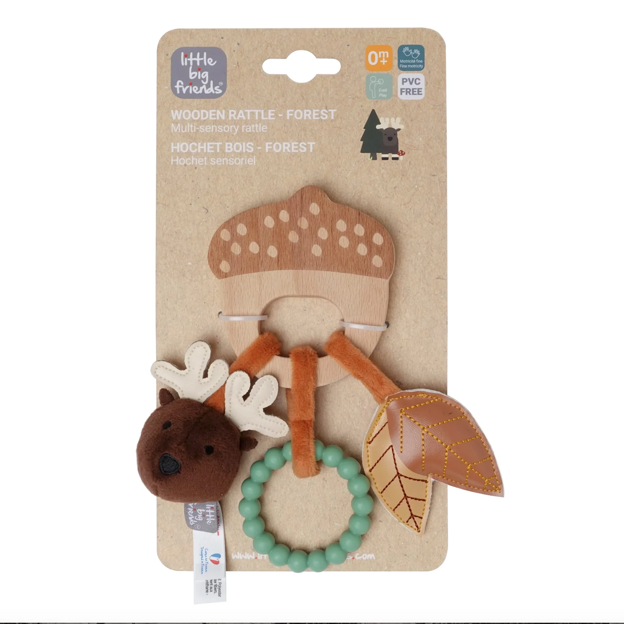Hochet En Bois - Forêt - Image 4