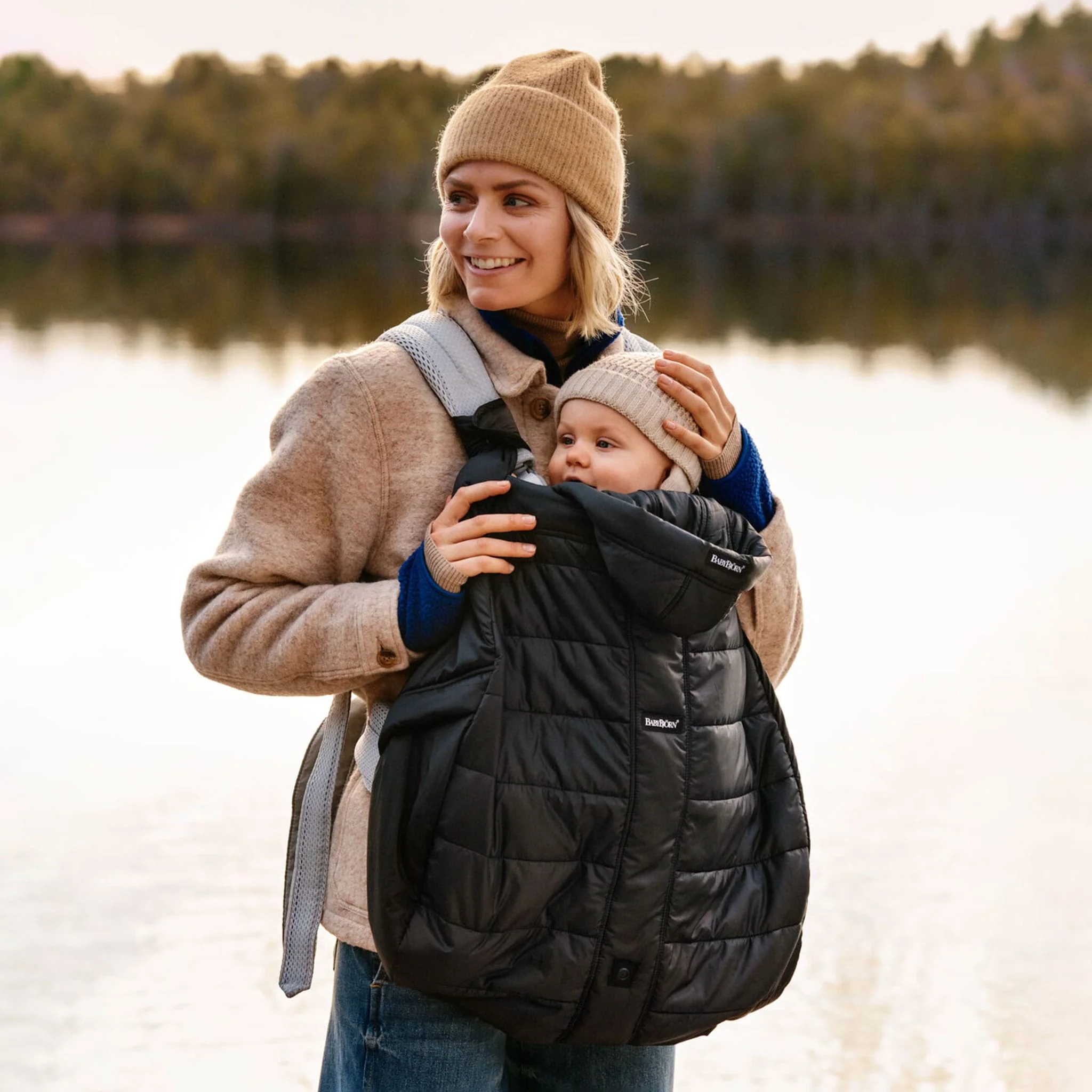 Housse Hiver pour Porte-bébé - Noir - Image 2