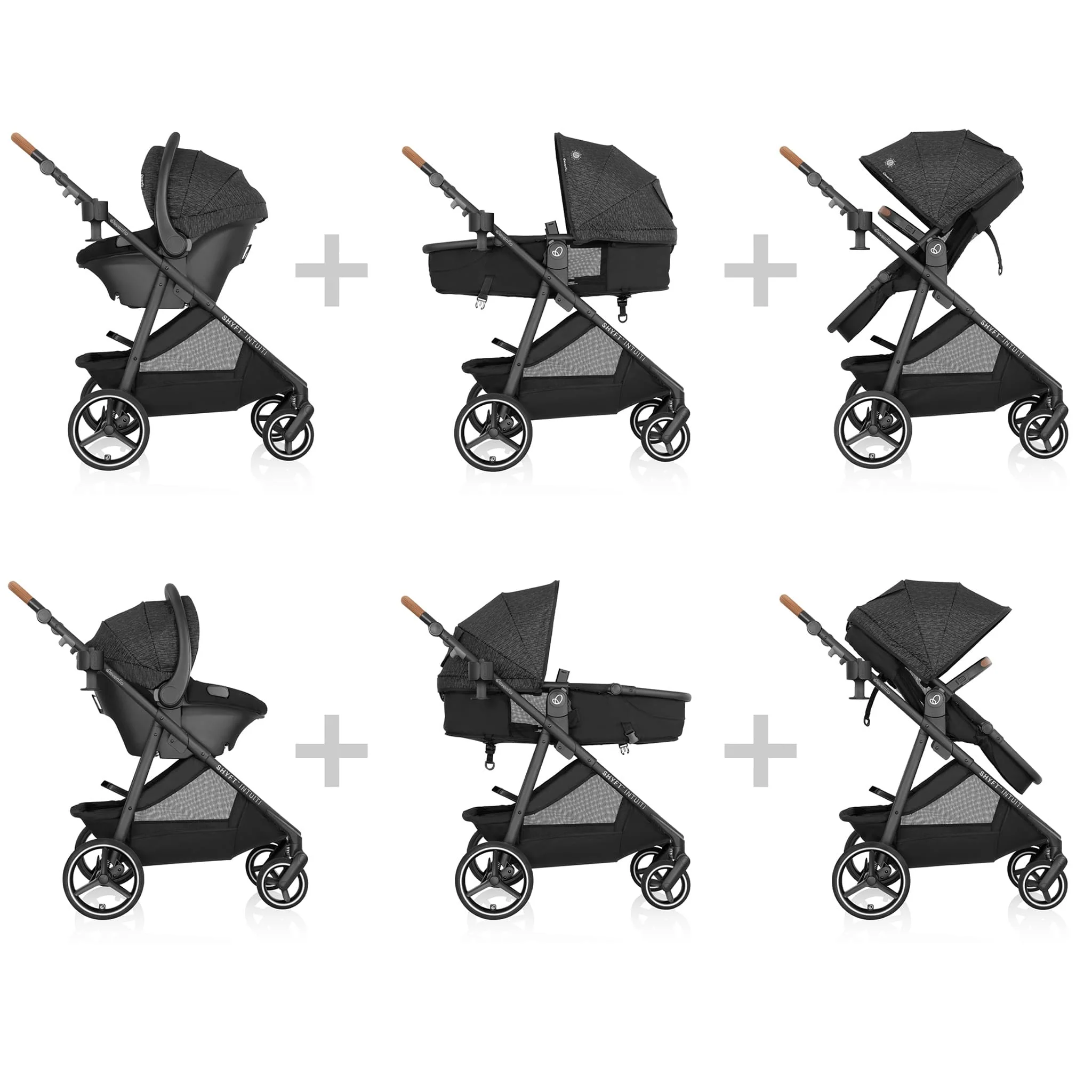 Système de Voyage Shyft Intuiti avec siège d’auto Revolve 180 Litemax NXT - Noir - Image 2