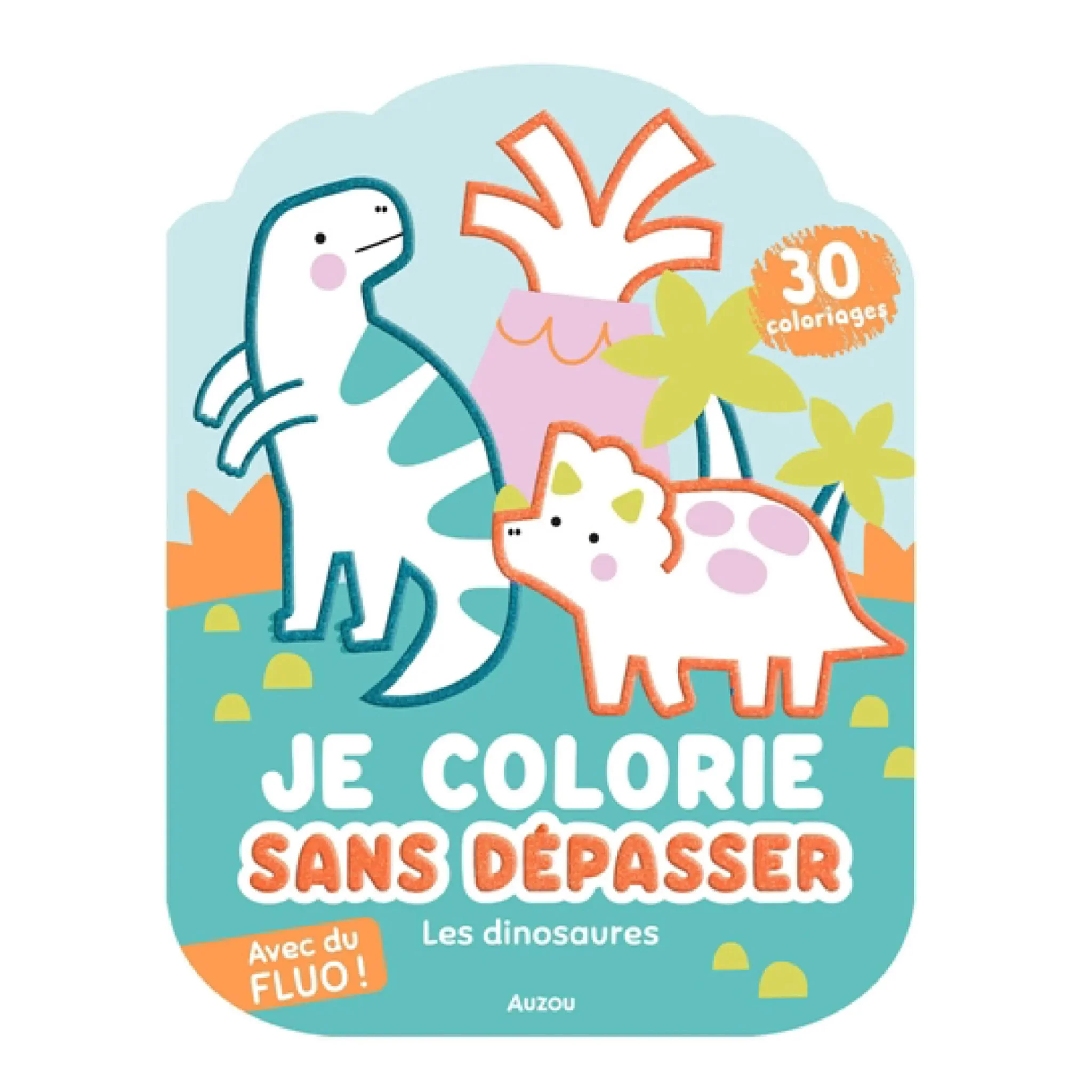 Je Colorie Sans Dépasser - Dinosaure