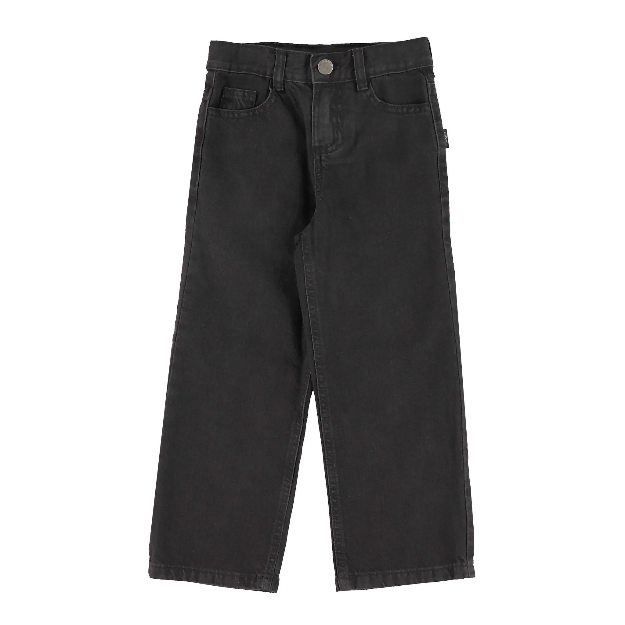 Jeans Jambe Large Noir 2-8ans