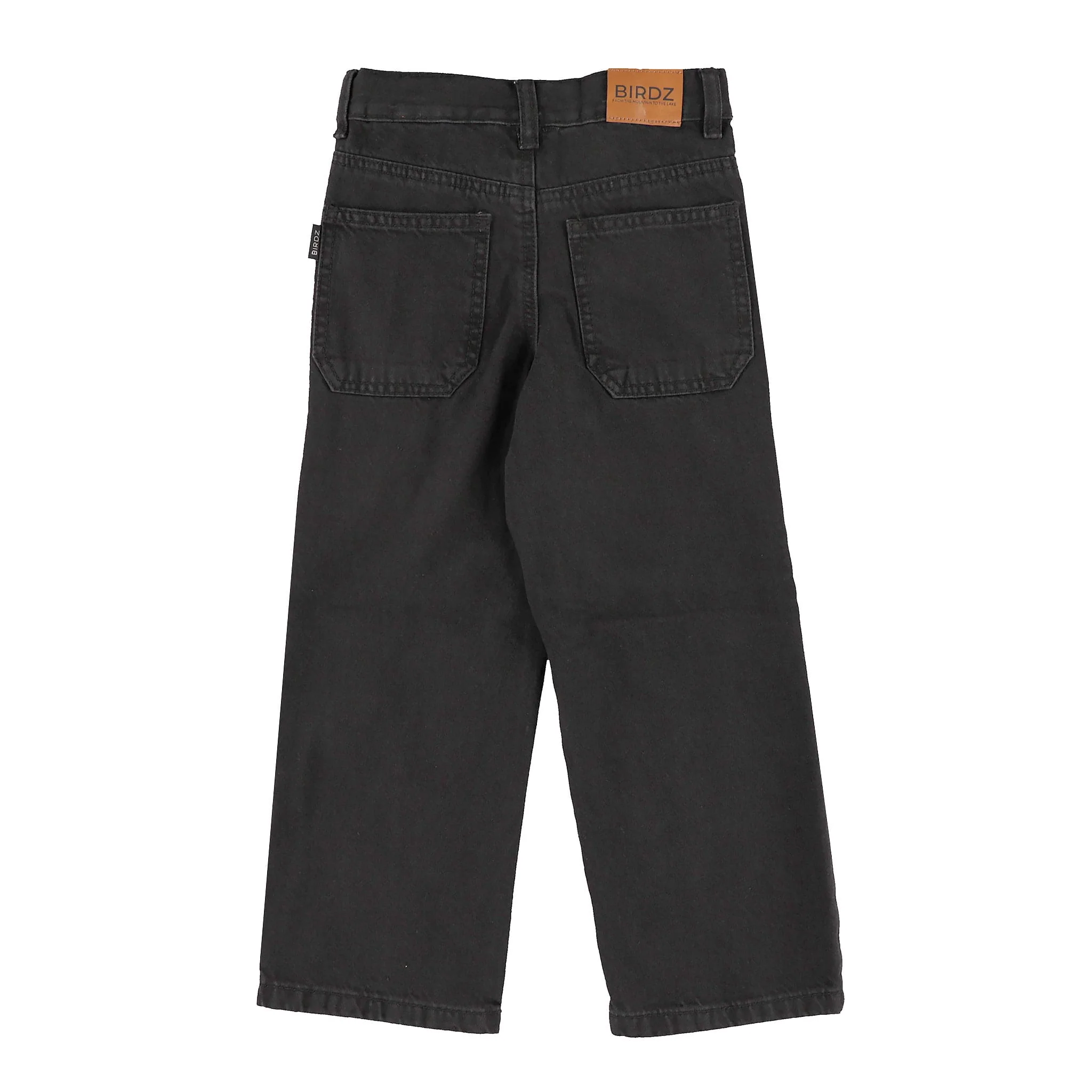 Jeans Jambe Large Noir 10-16ans - Image 2