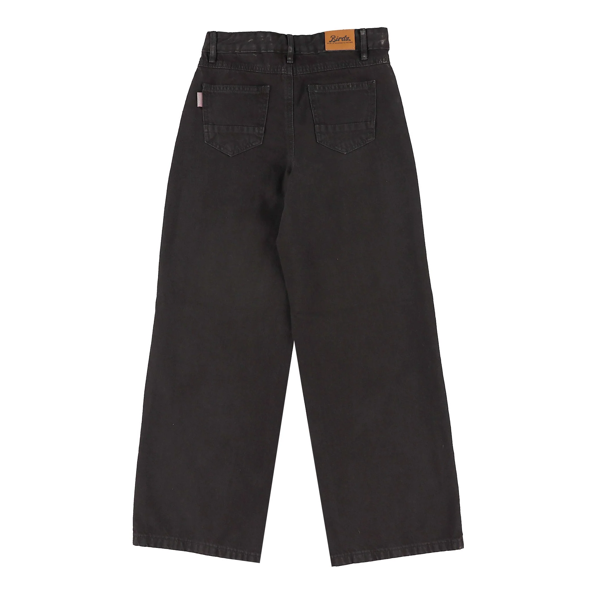 Jeans Jambe Large Noir 10-16ans - Image 4