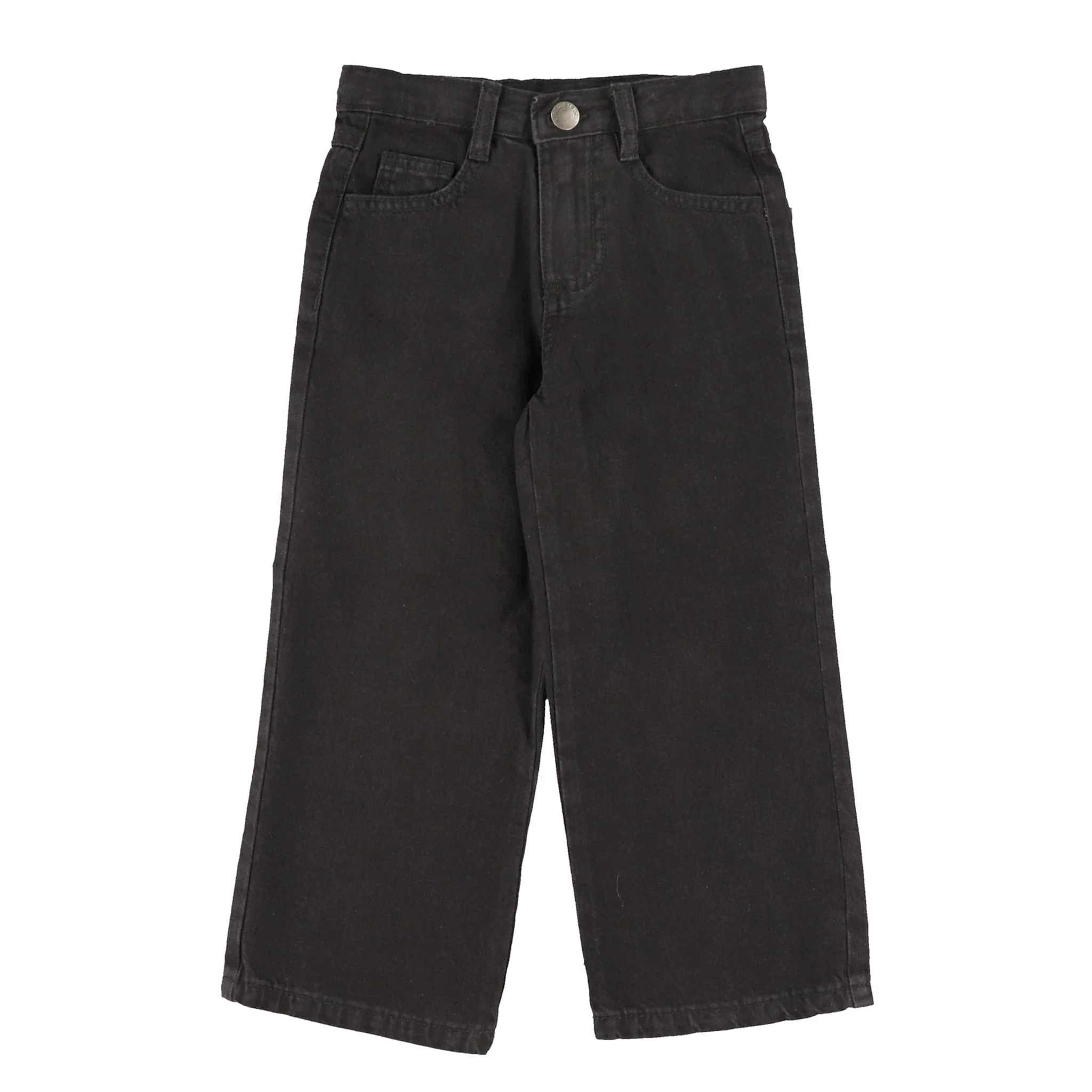Jeans Jambe Large Noir 2-8ans