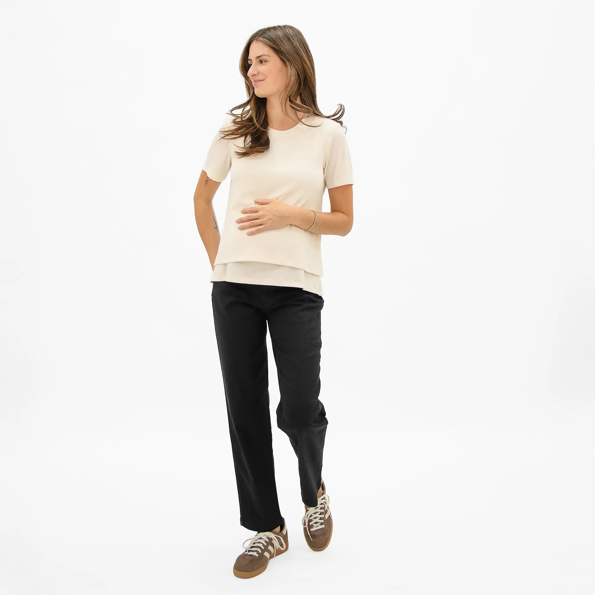Jeans Maternité Noir - Image 3
