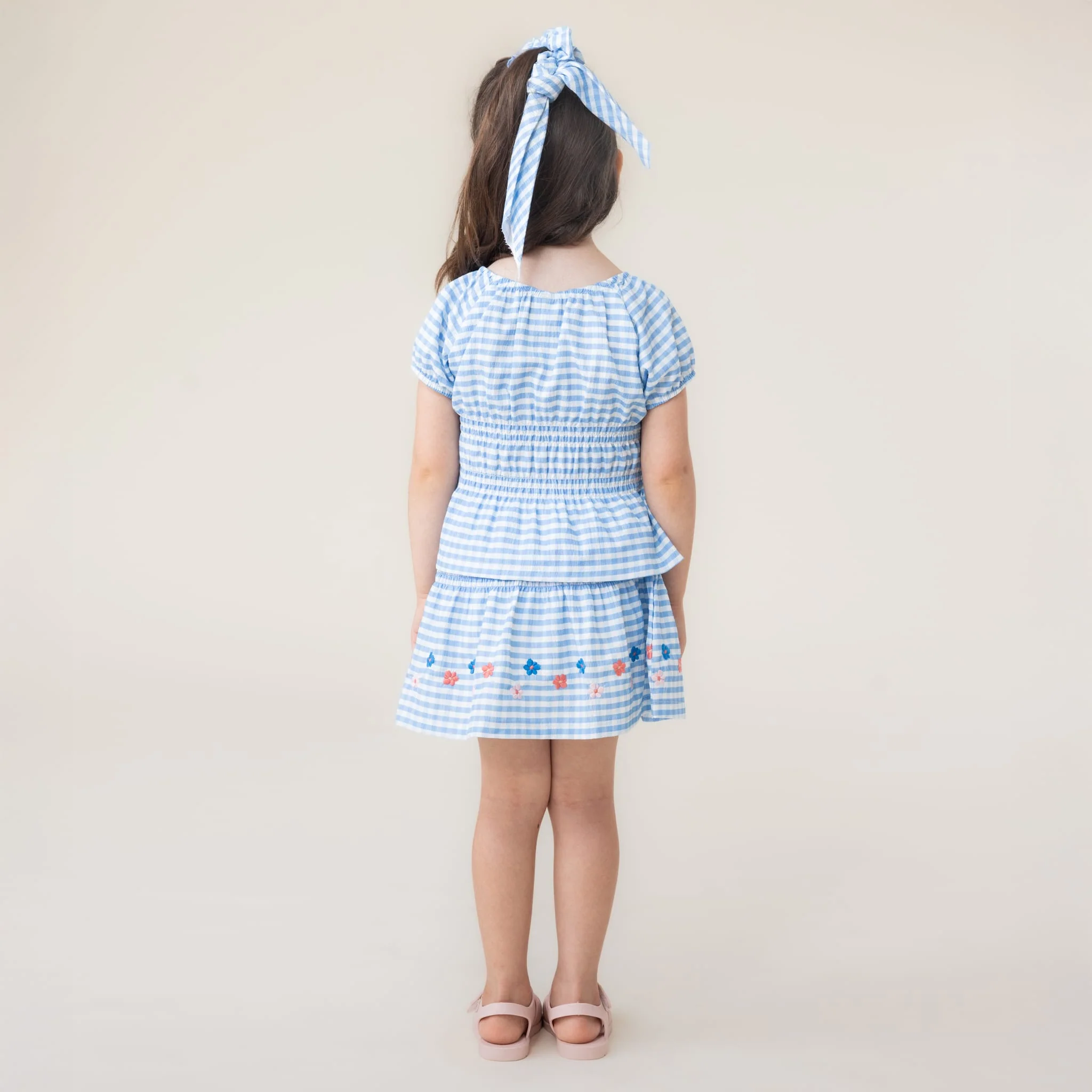 Jupe-culotte Vichy Mer 2-12ans - Image 3