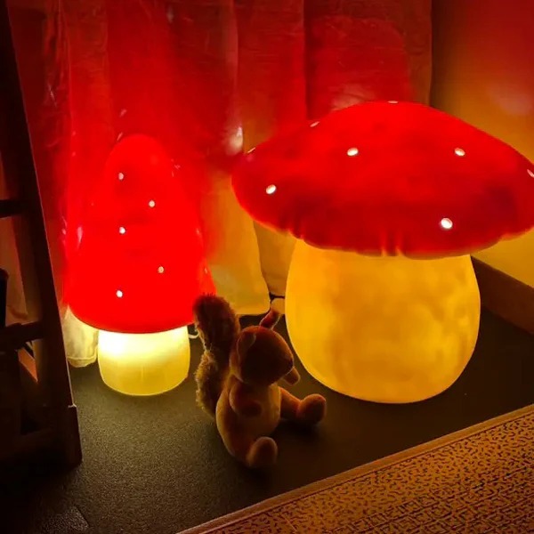 Lampe Champignon - Rouge - Image 3