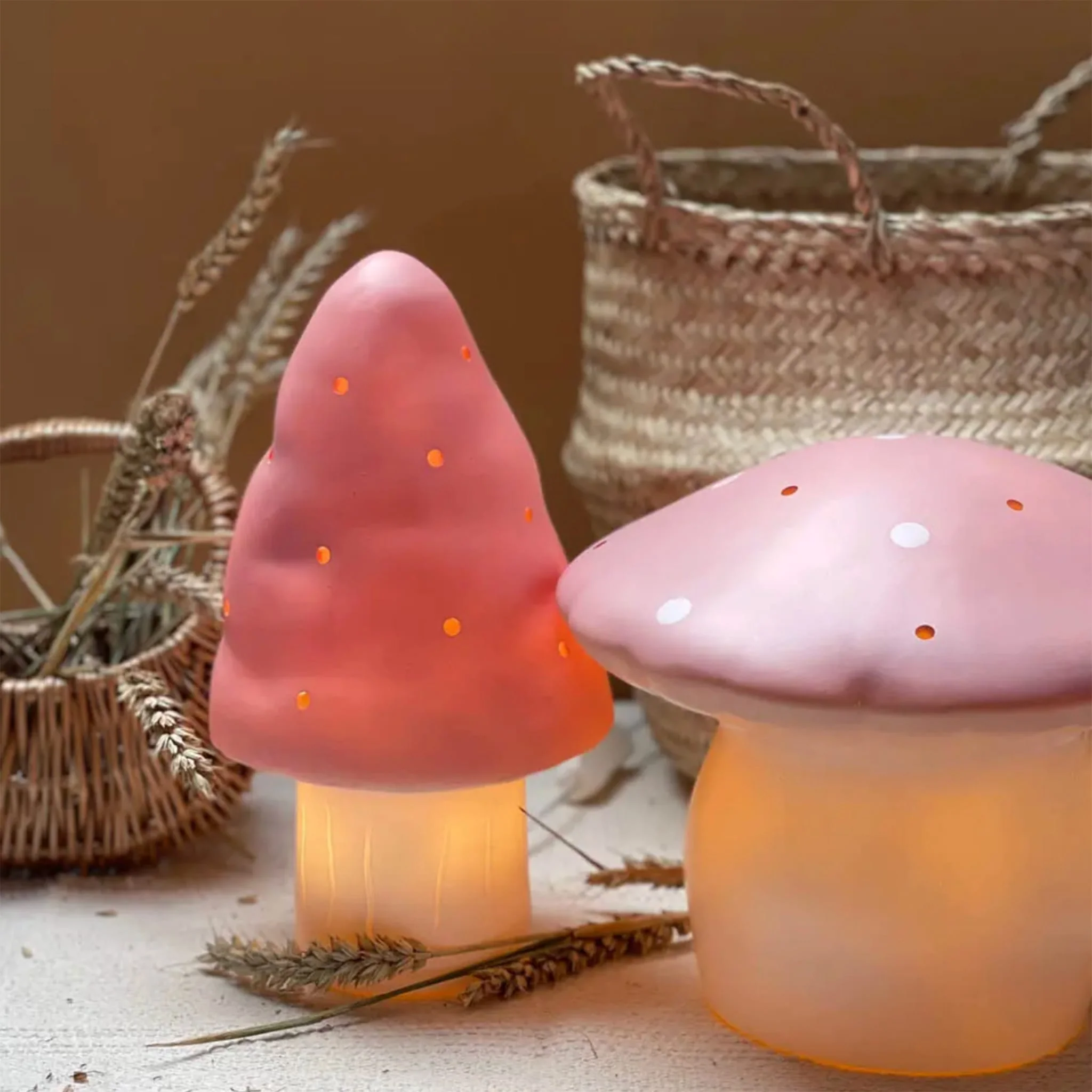 Lampe Petit Champignon - Vintage Rose - Image 3