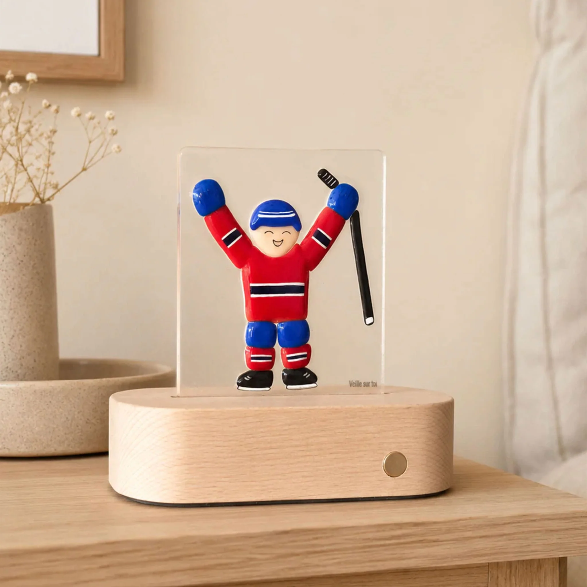 Lampe de Table - Joueur de Hockey - Image 6