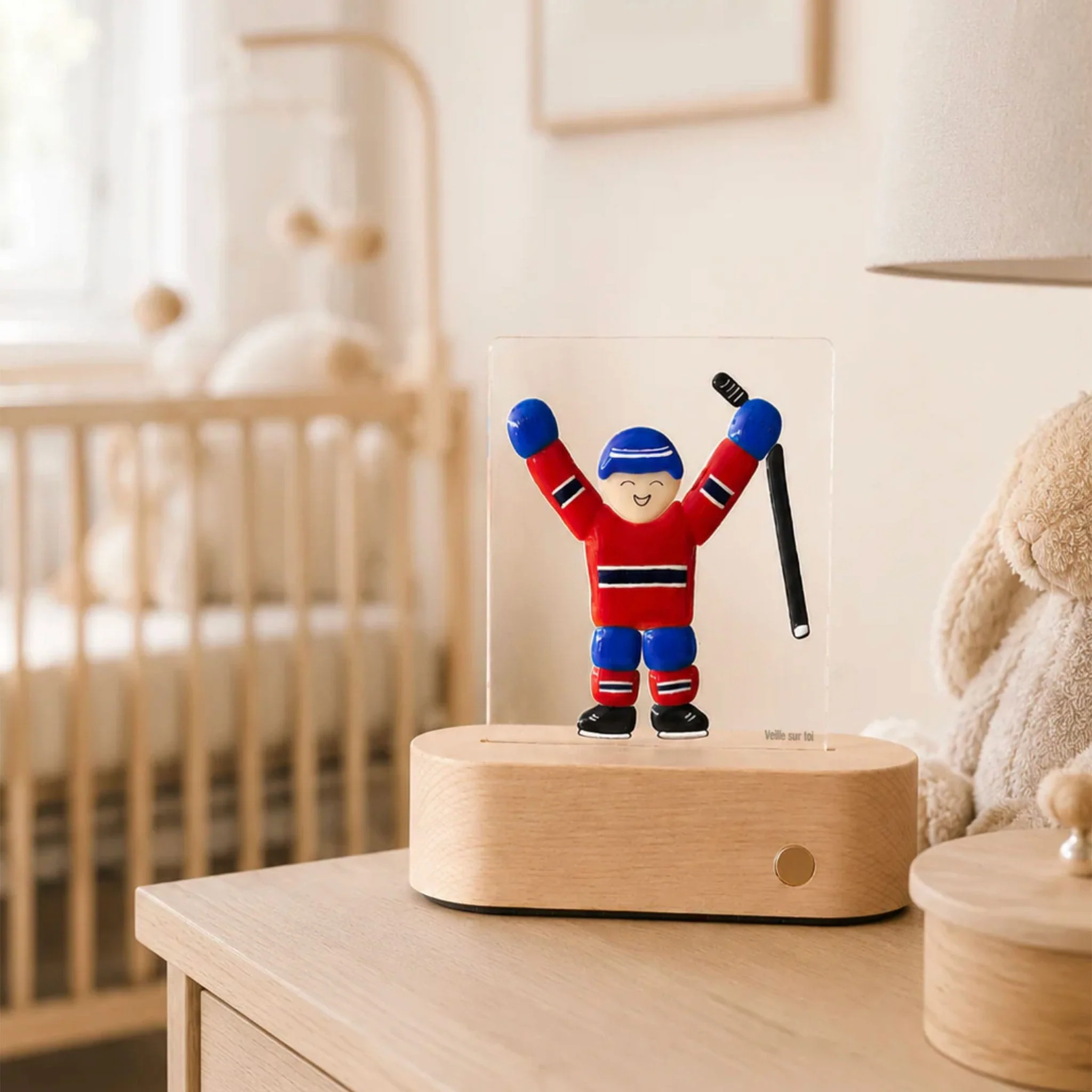 Lampe de Table - Joueur de Hockey - Image 7