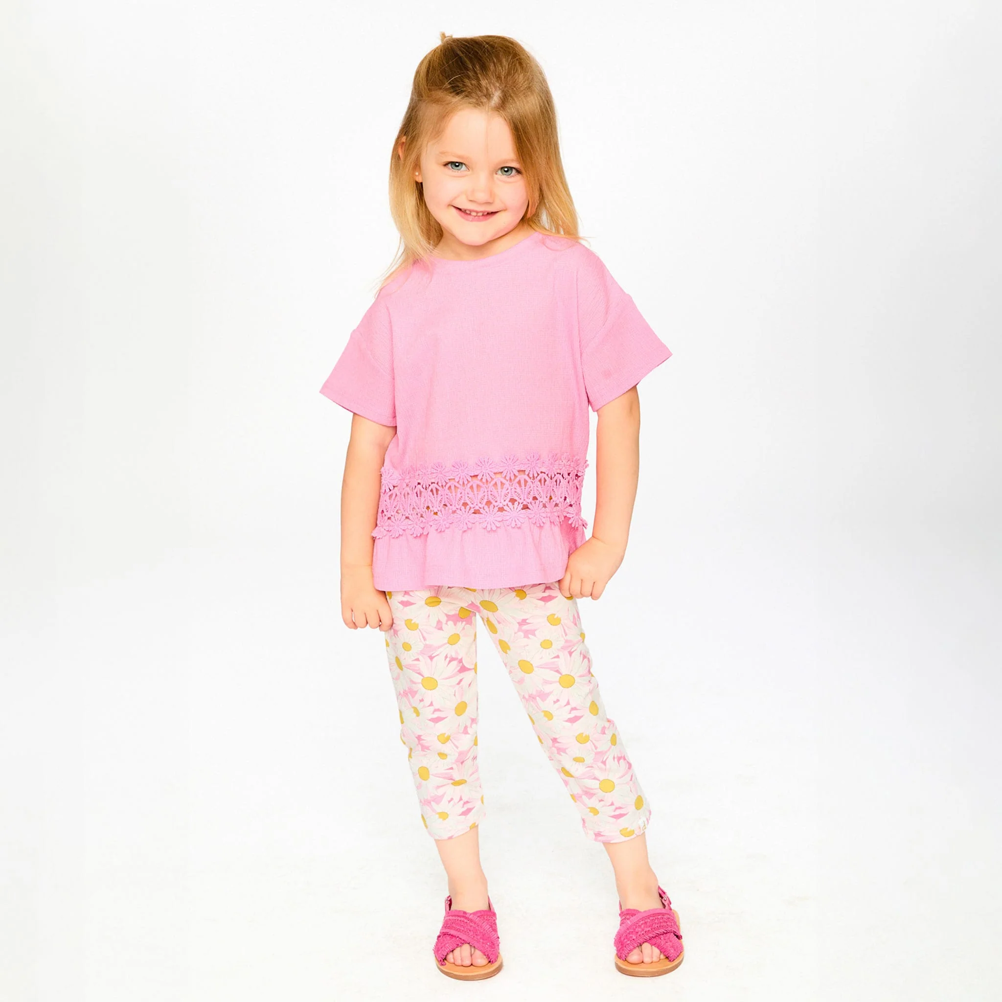 Legging Capri Marguerites 3-6ans - Image 3