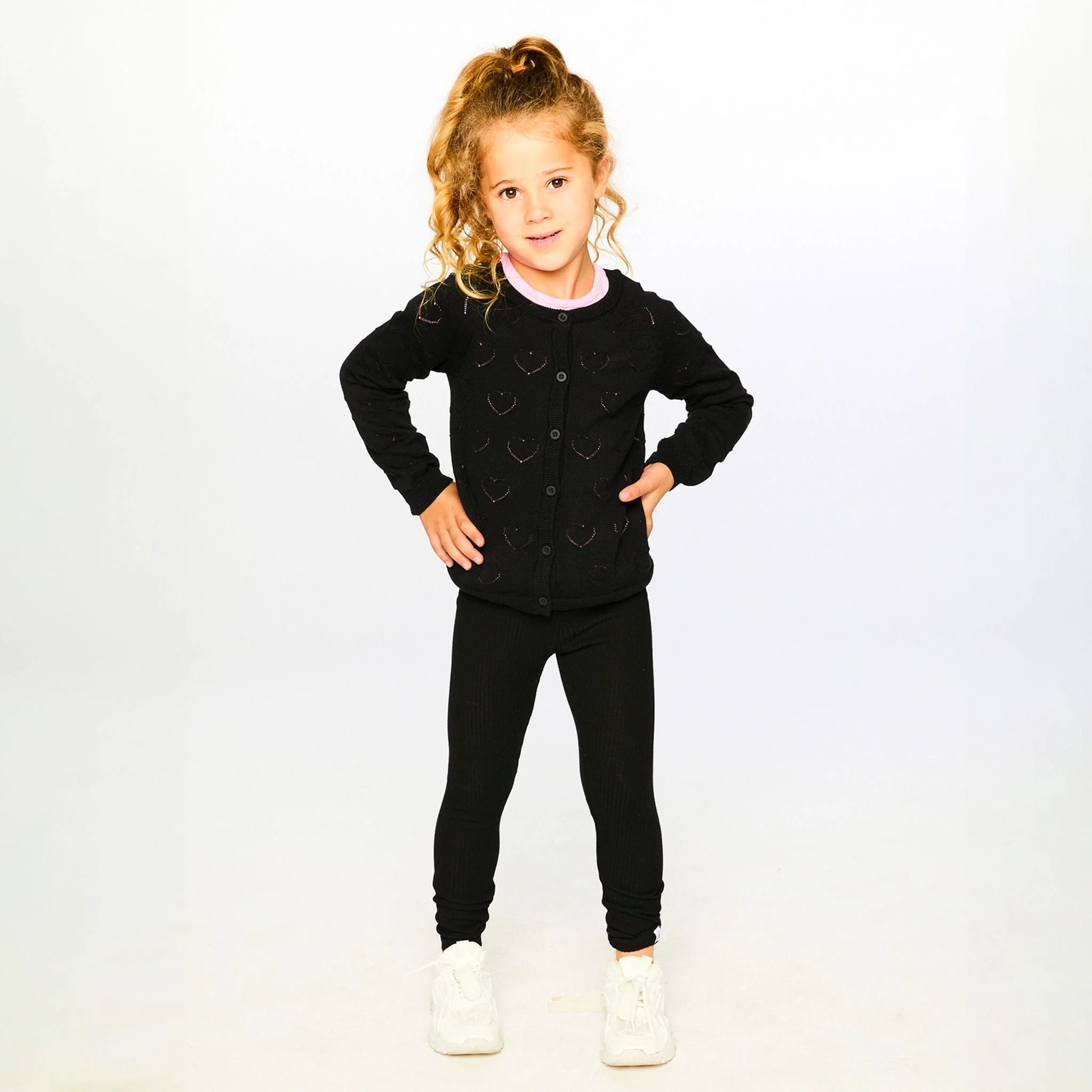 Legging Noir Essentiel 7-10ans - Image 2