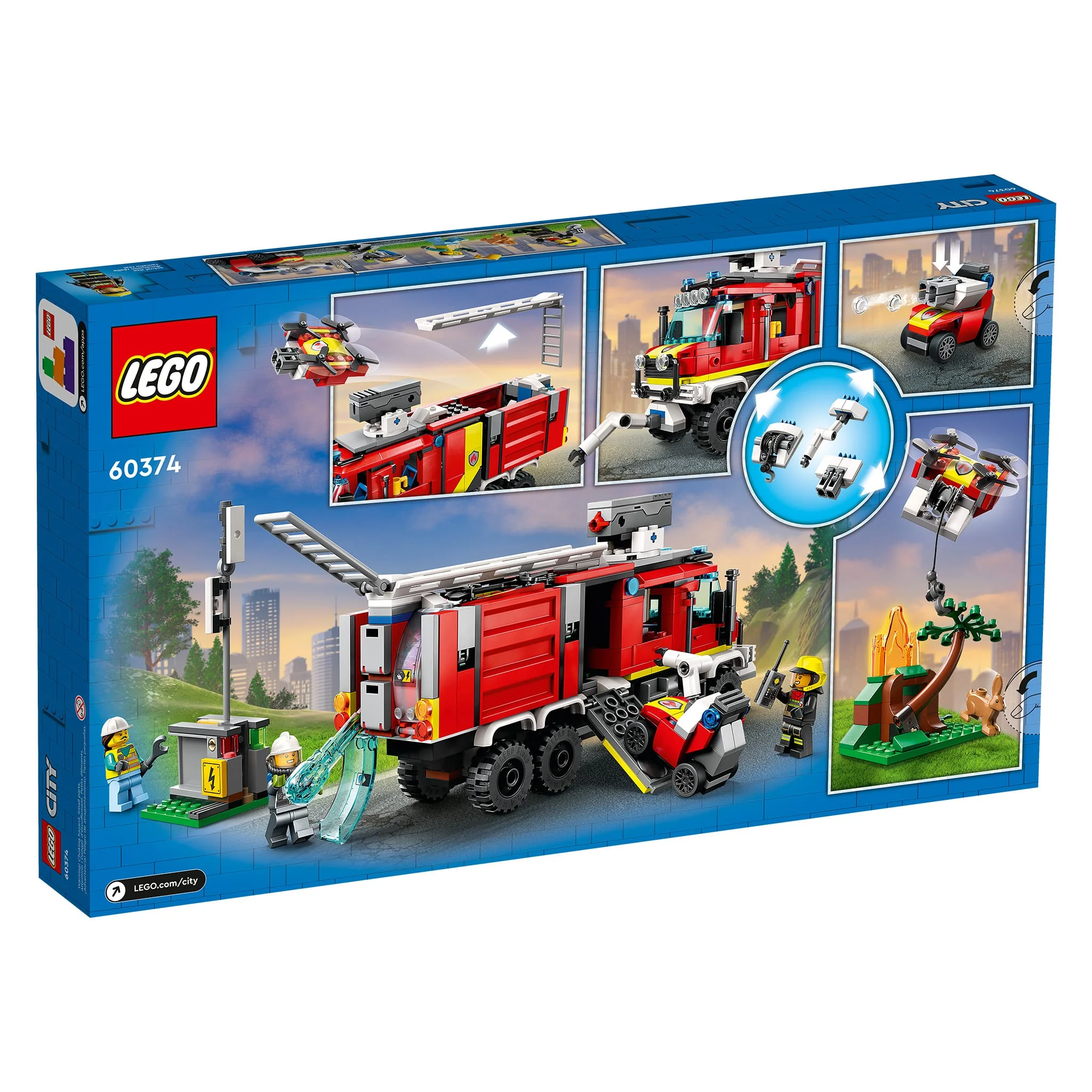LEGO® City Le camion de commandement de pompiers - Image 8