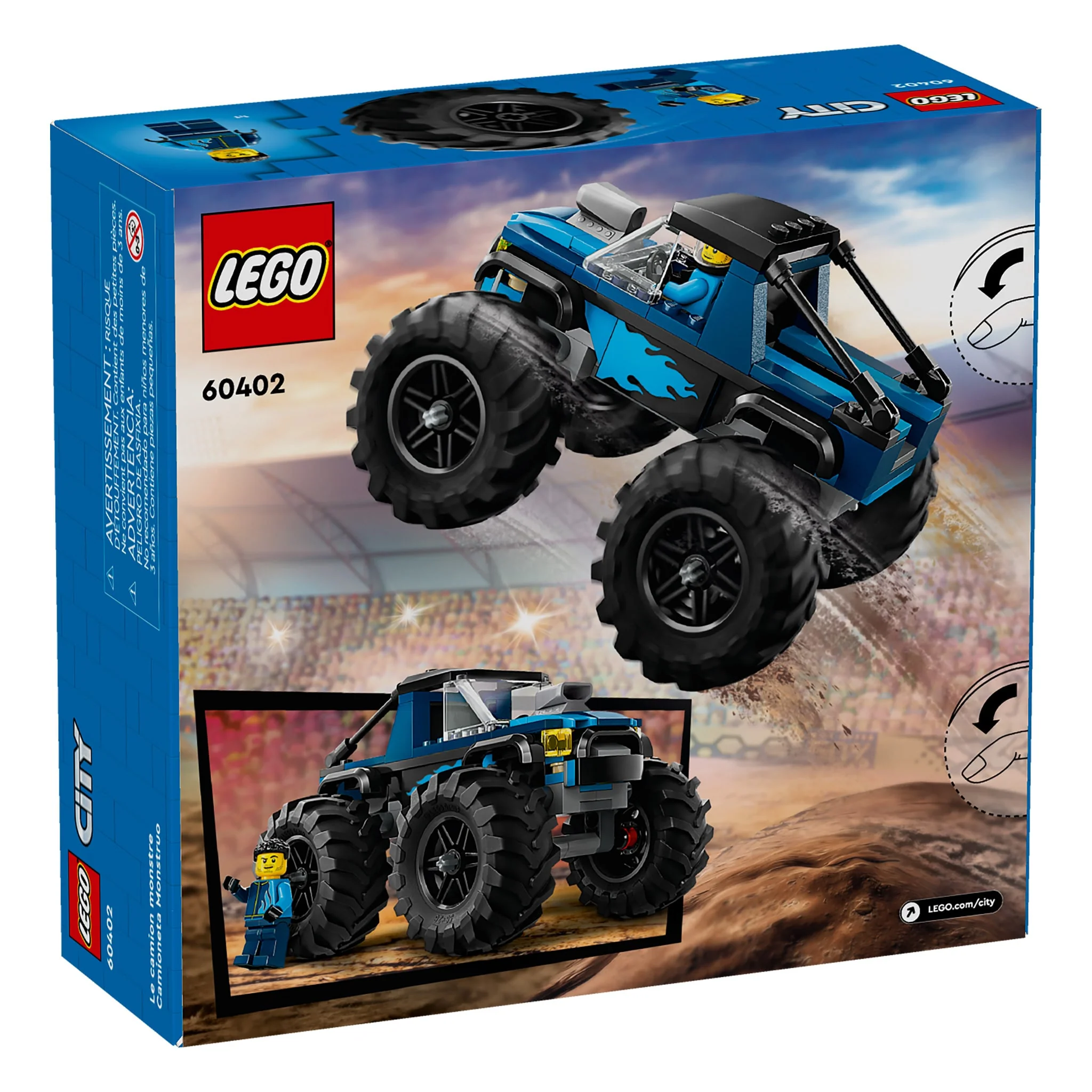 LEGO® City Le camion monstre bleu - Image 8