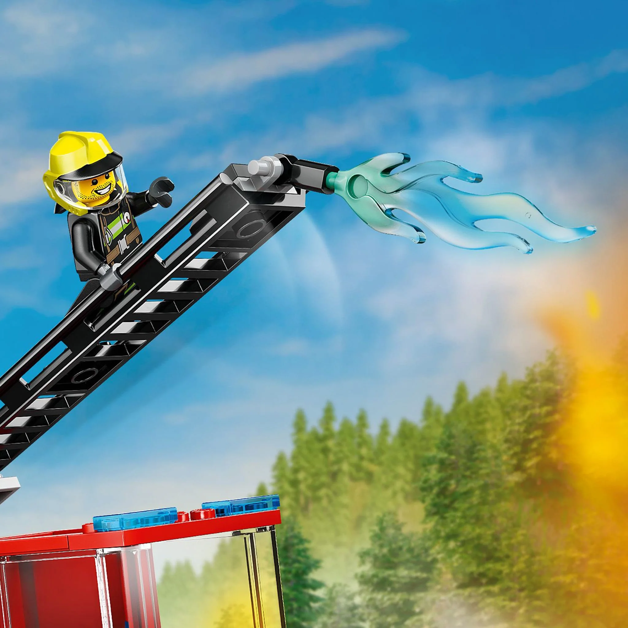 LEGO® City Le camion de pompiers avec échelle - Image 3