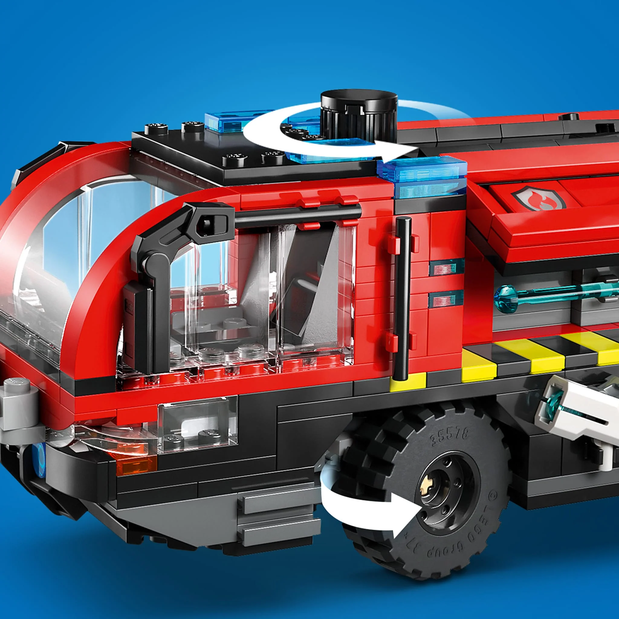 LEGO® City Le camion de pompiers de l’aéroport - Image 6