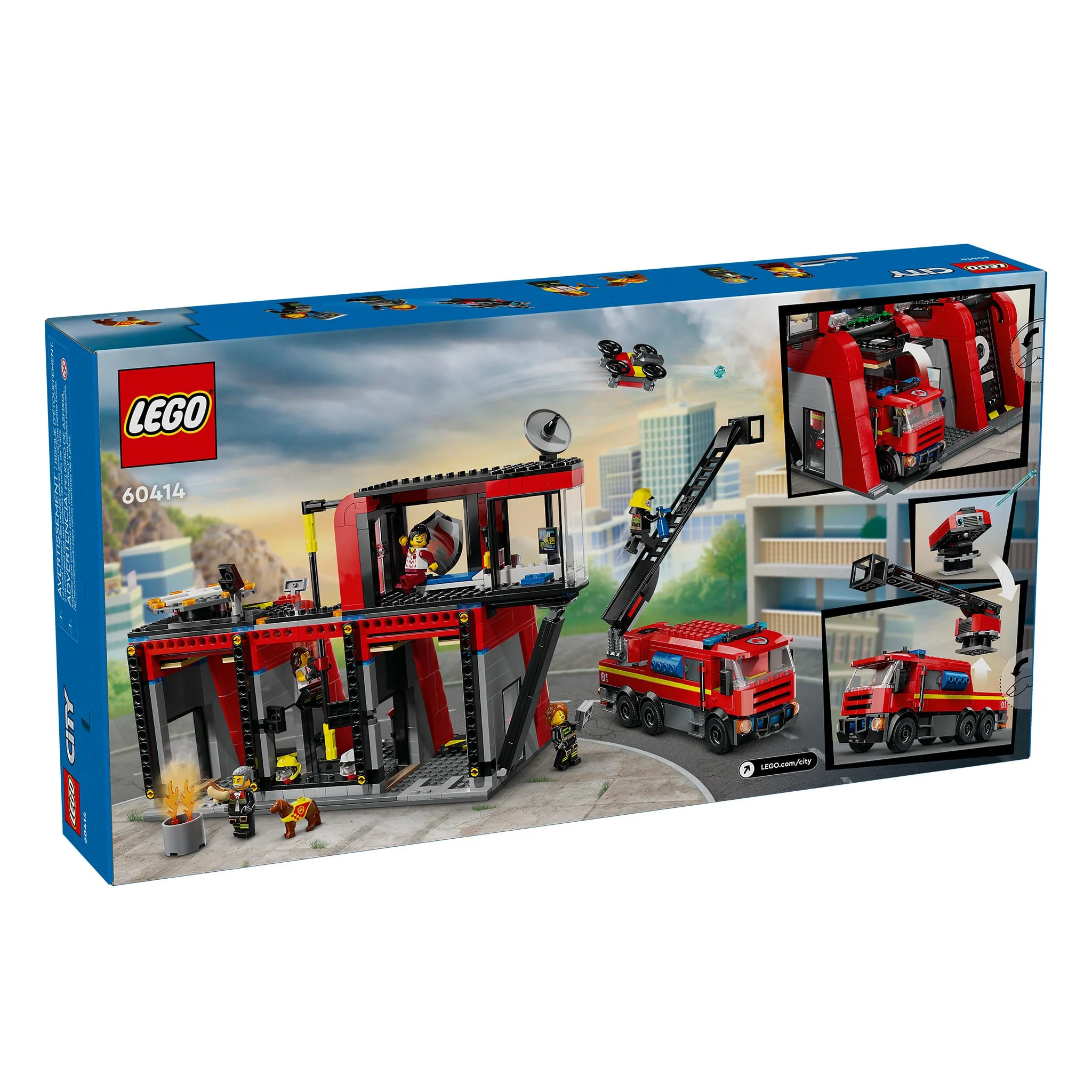 LEGO® City La caserne et le camion de pompiers - Image 8